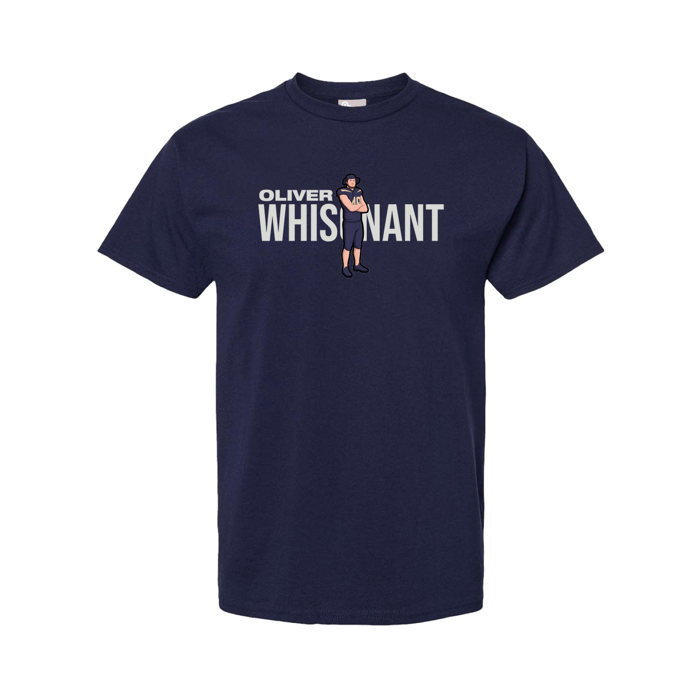 Youth Tee — Player Name in Navy