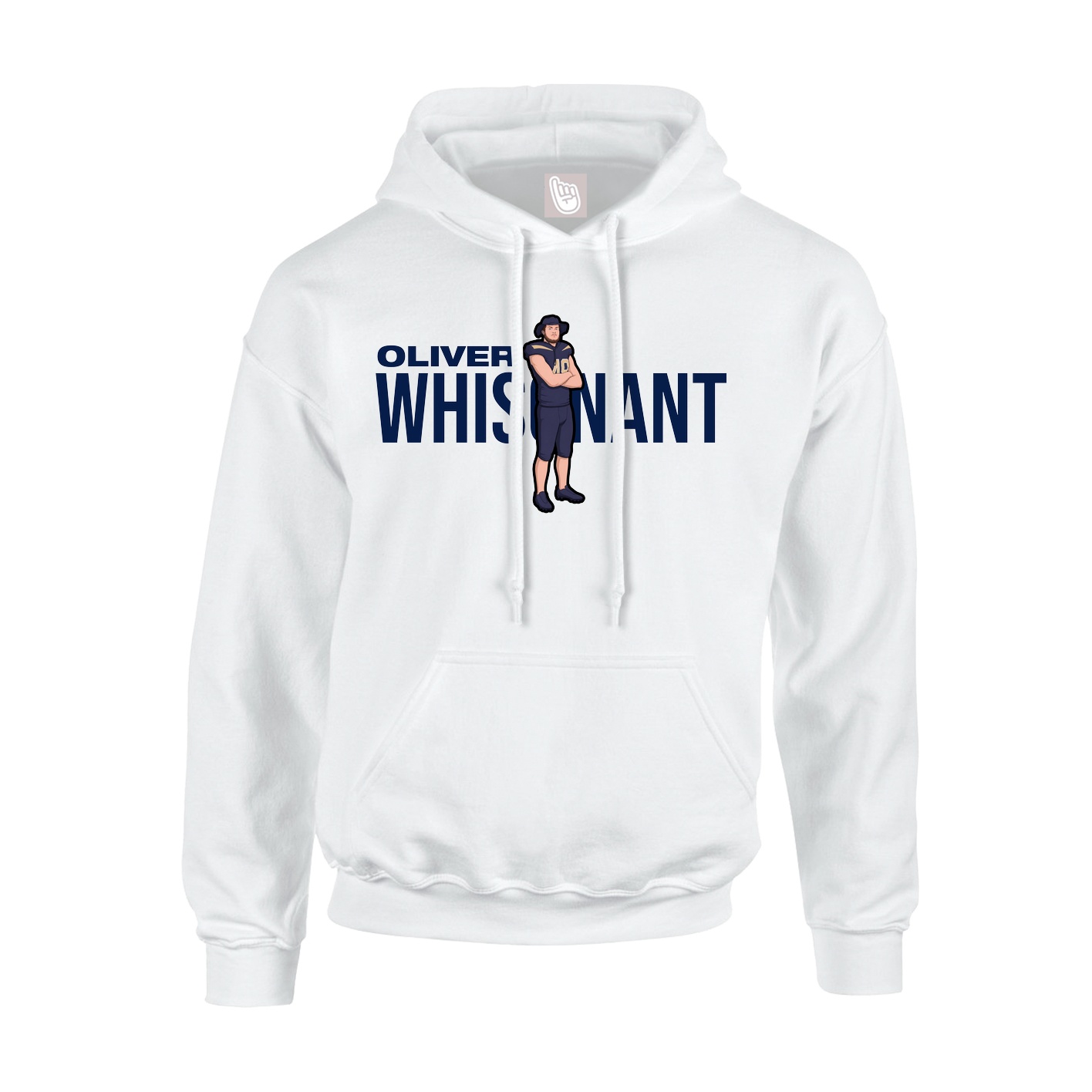 Hoodie — Player Name in White