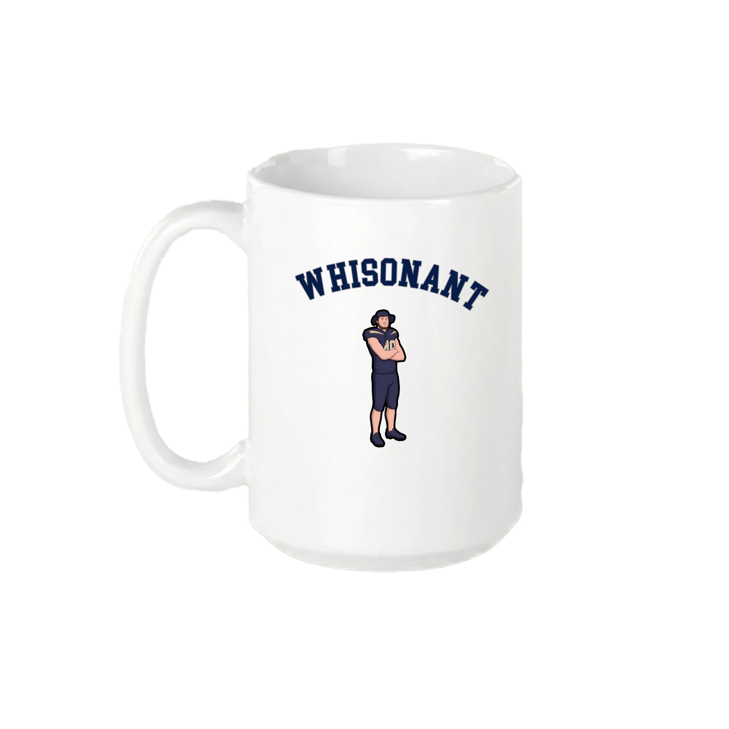 15oz Coffee Mug — Shirsey Arch in White