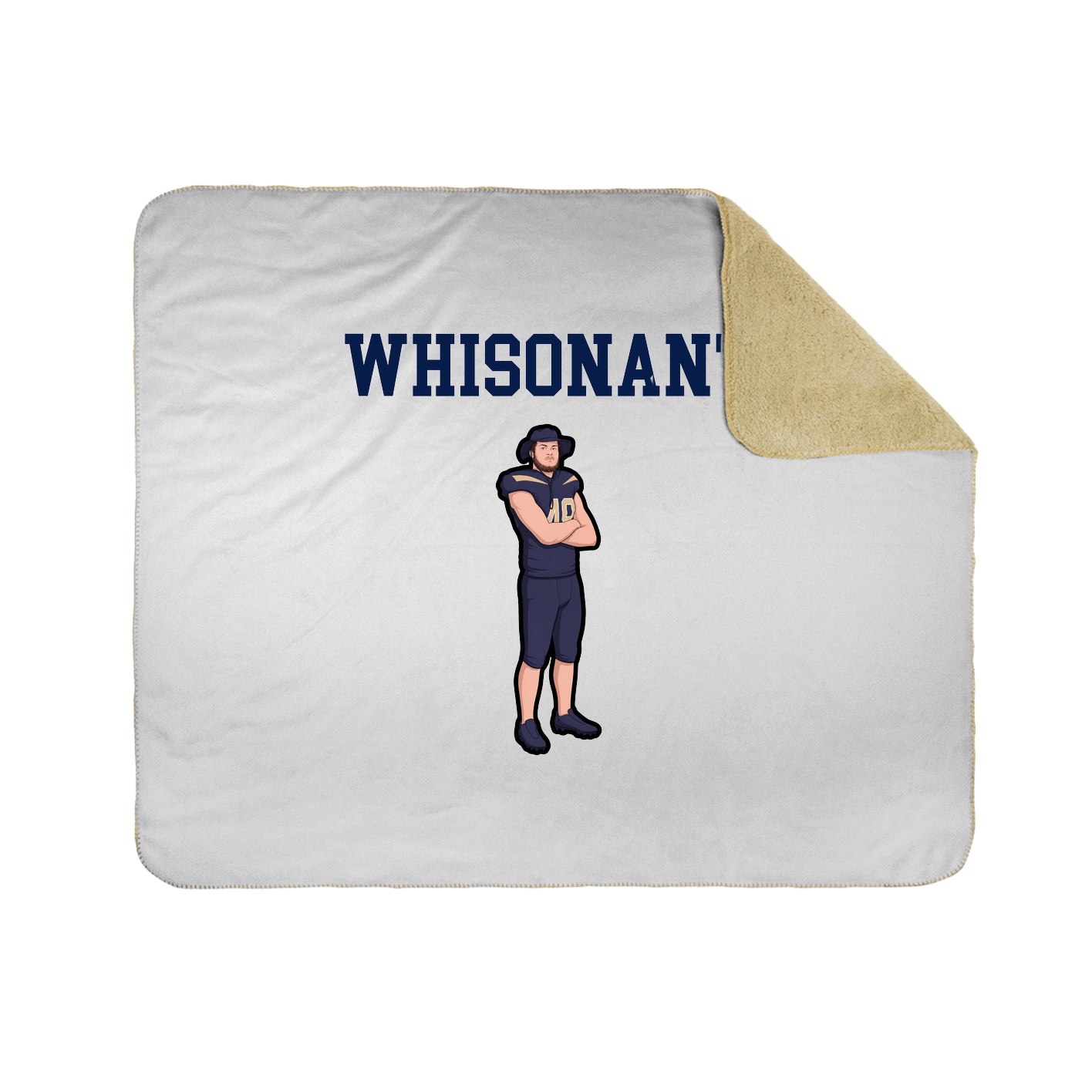Throw Blanket — Shirsey in White