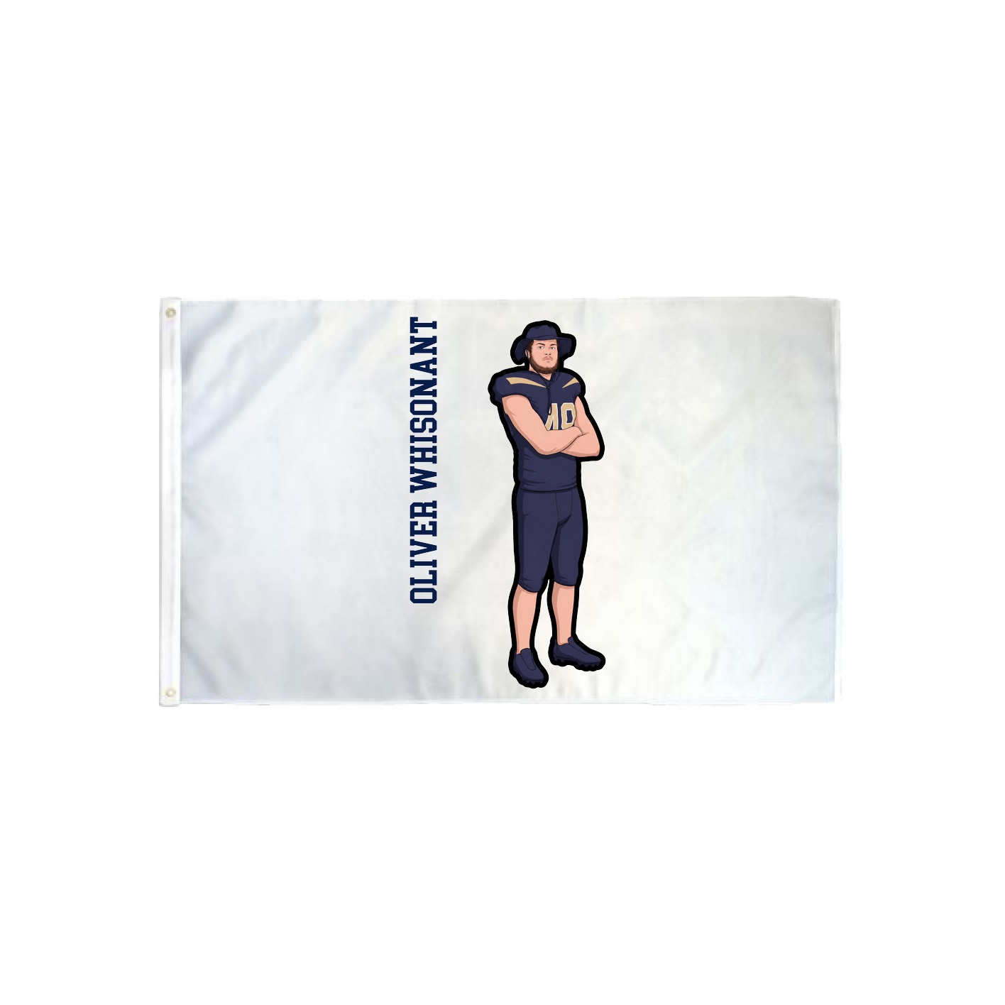 3x5 Flag — Name Vertical in Classic
