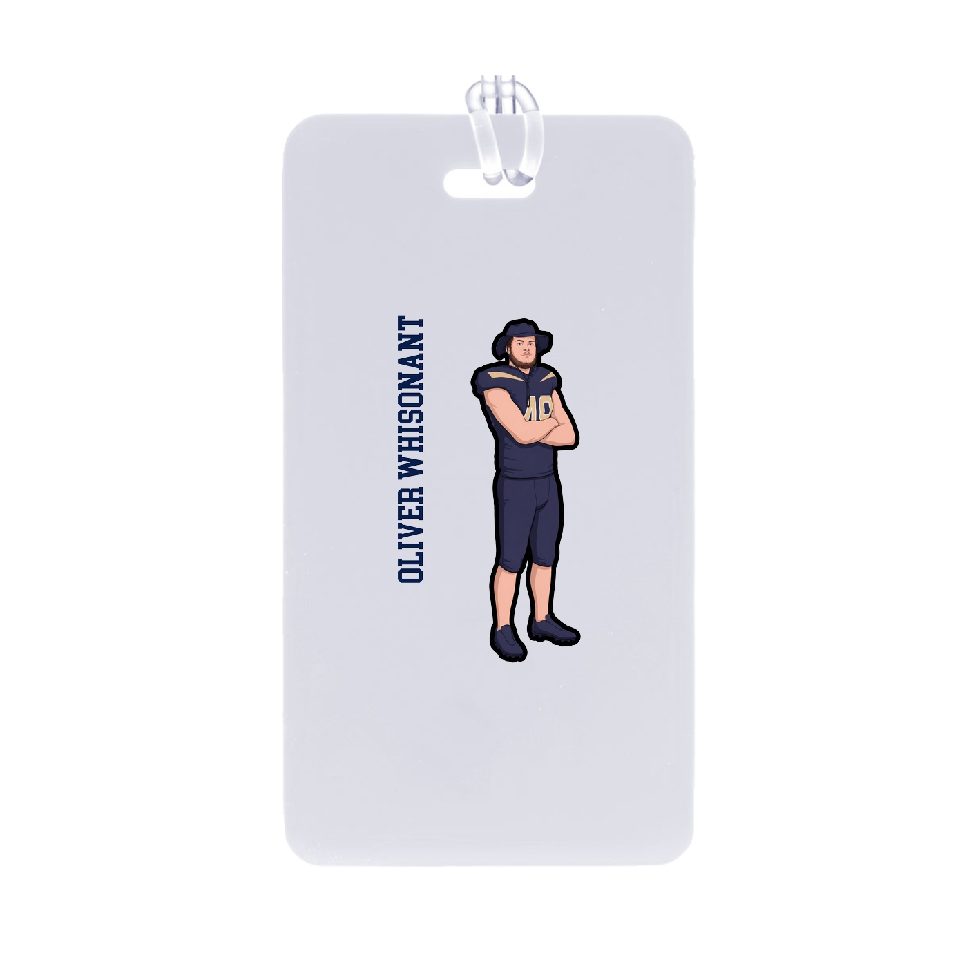 Bag Tag — Name Vertical in Classic
