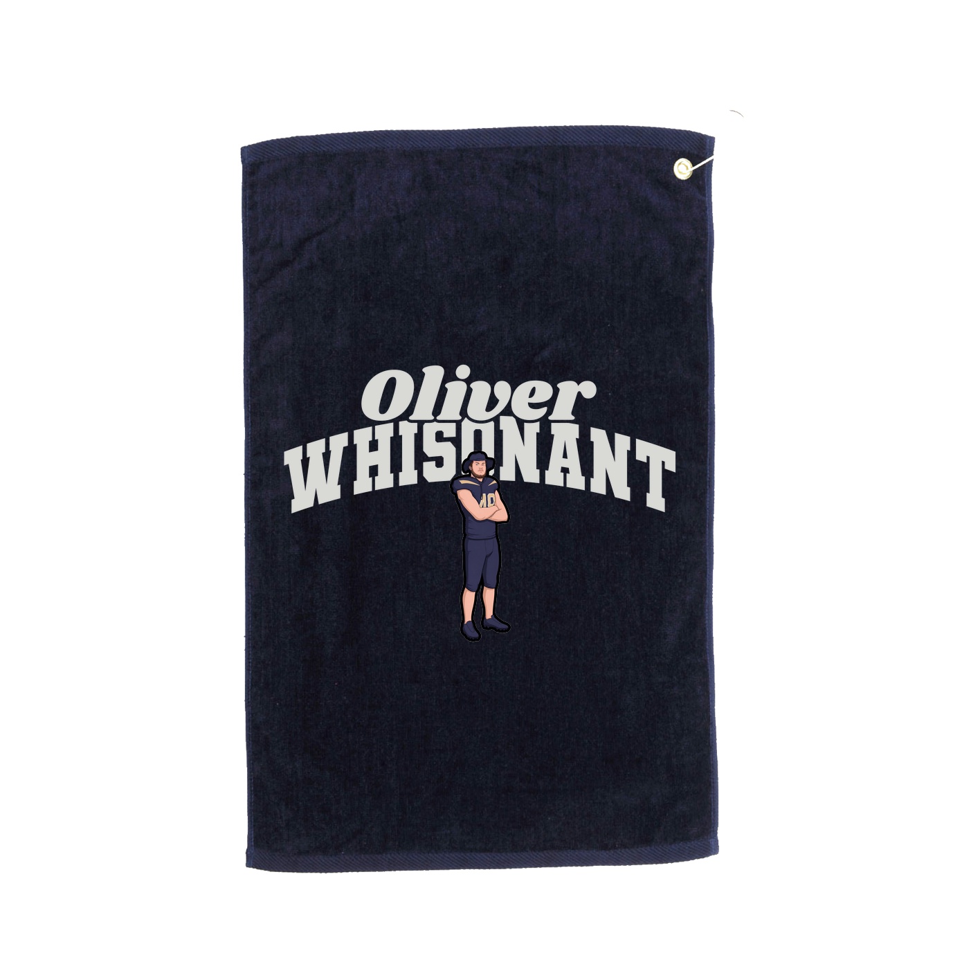 Golf Towel — Signature Arch in Navy