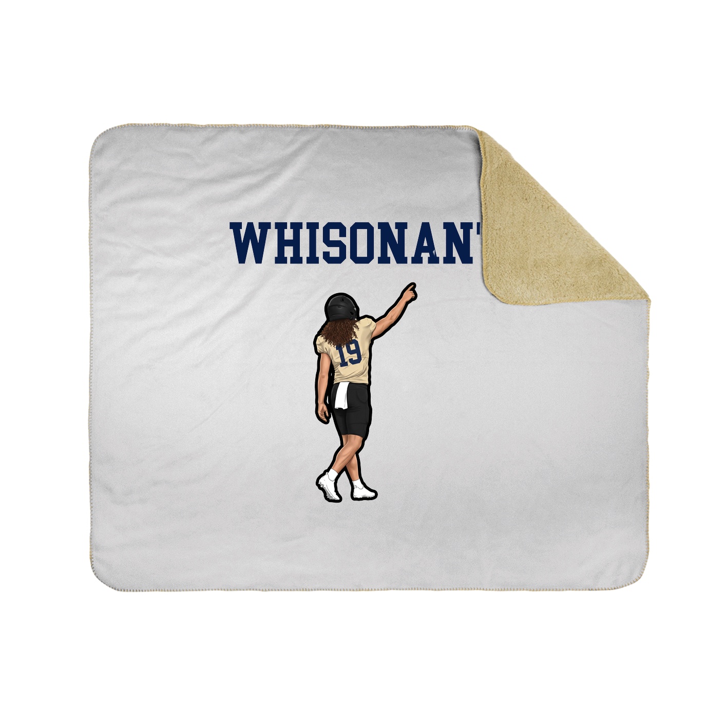 Throw Blanket — Shirsey in White