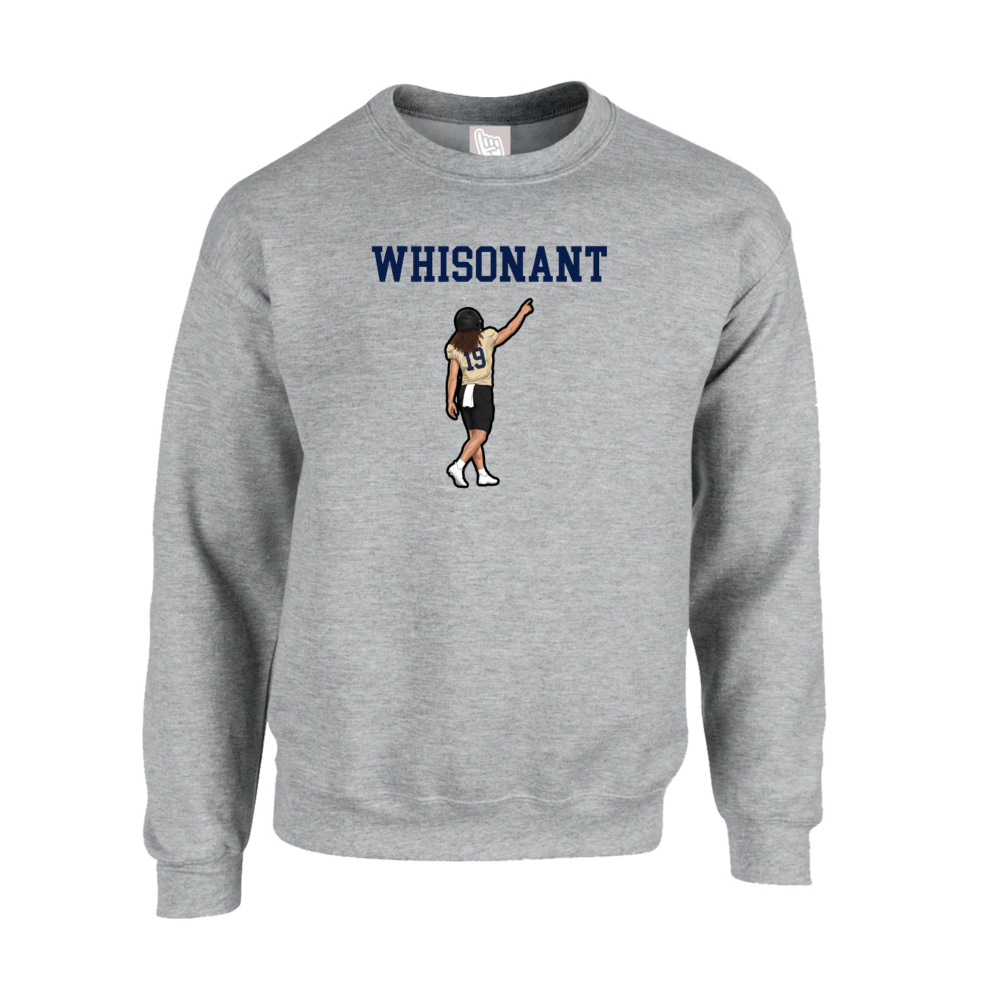 Fleece Crew — Shirsey in Grey