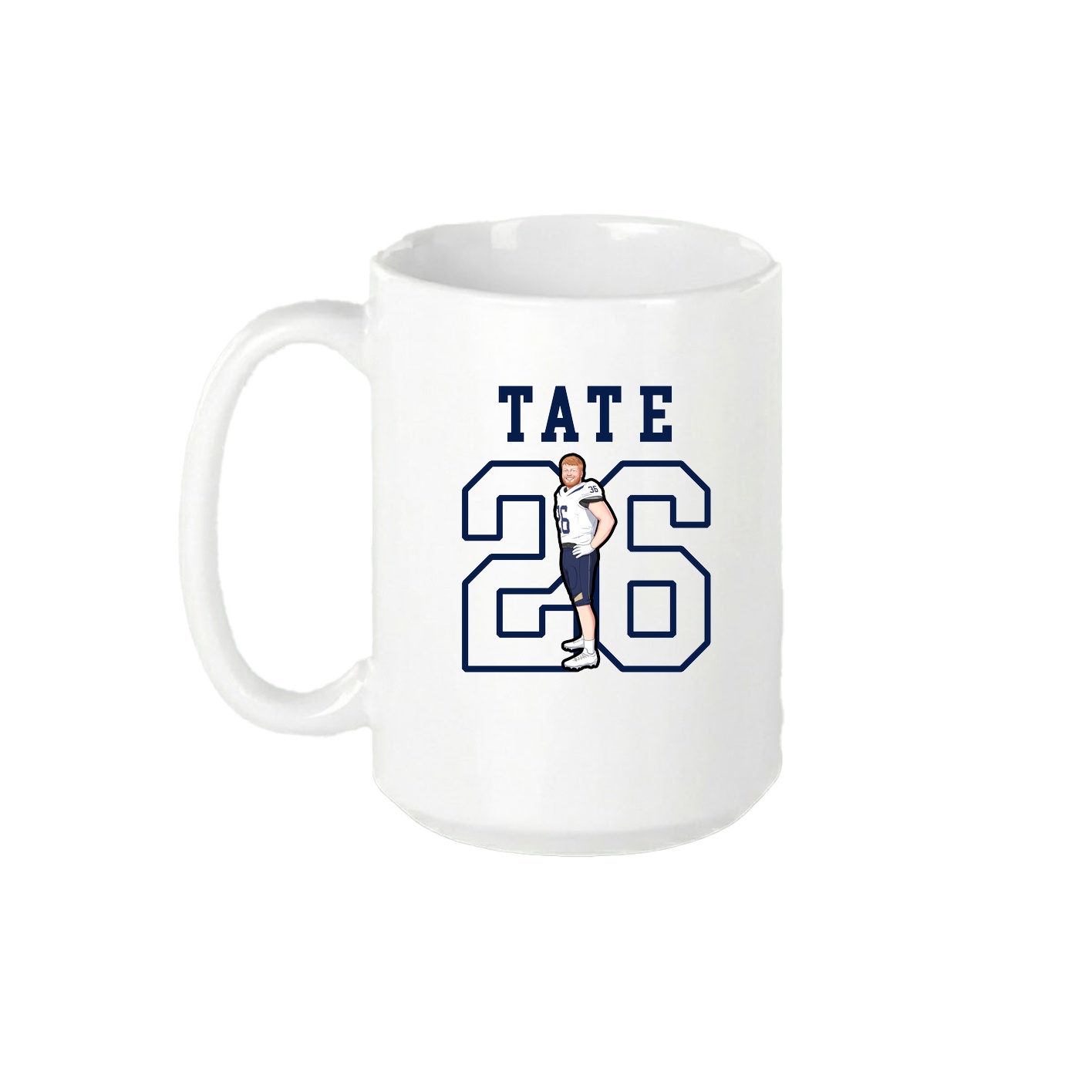 15oz Coffee Mug — Shirsey in White