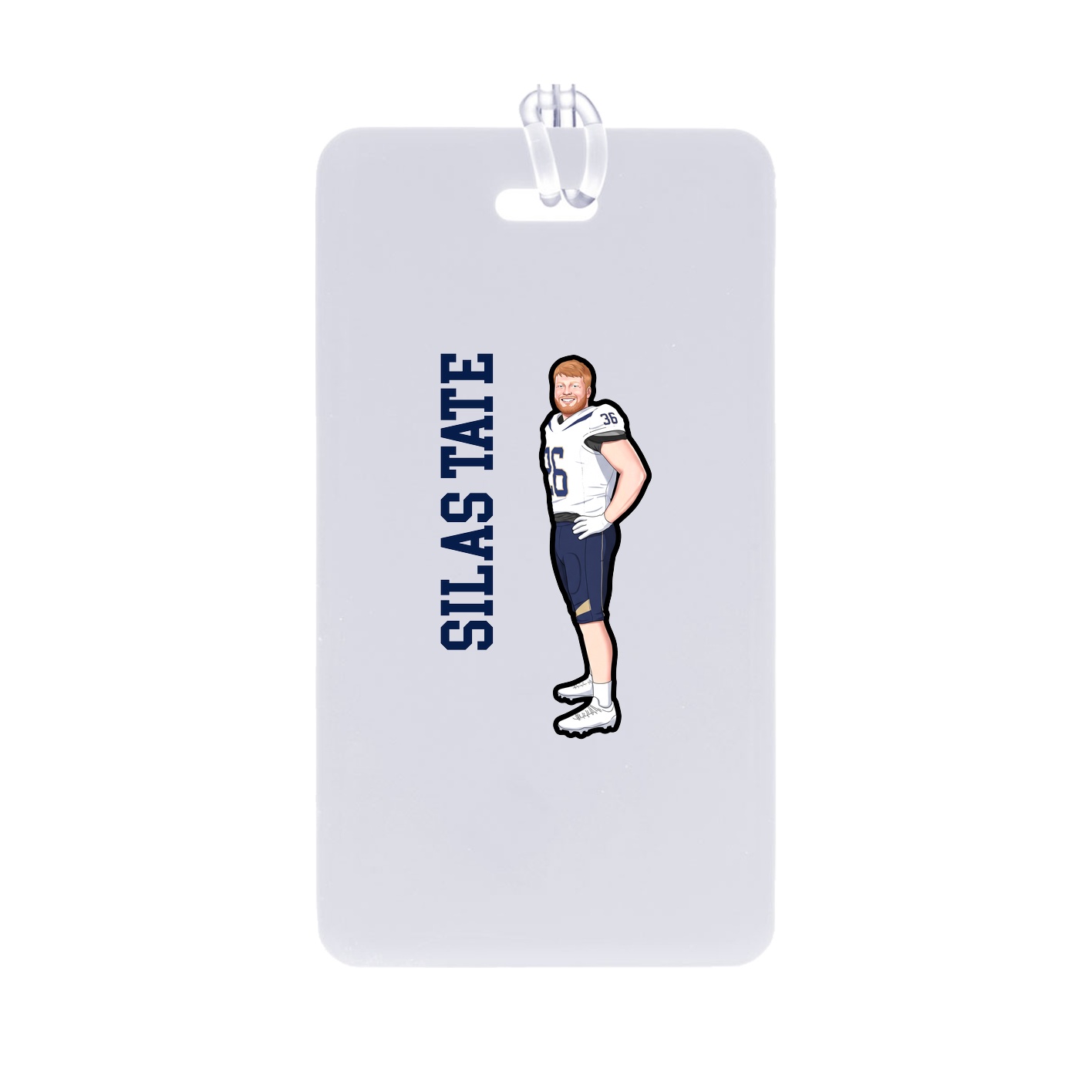 Bag Tag — Name Vertical in Classic