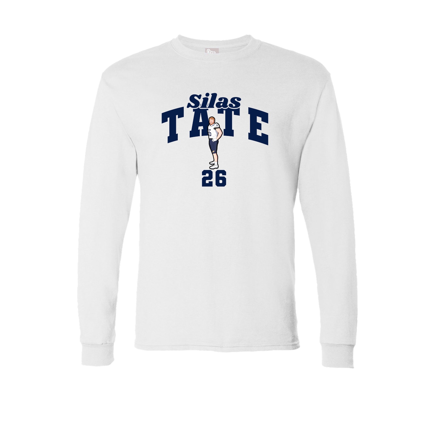 Long Sleeve Tee — Signature Arch in White