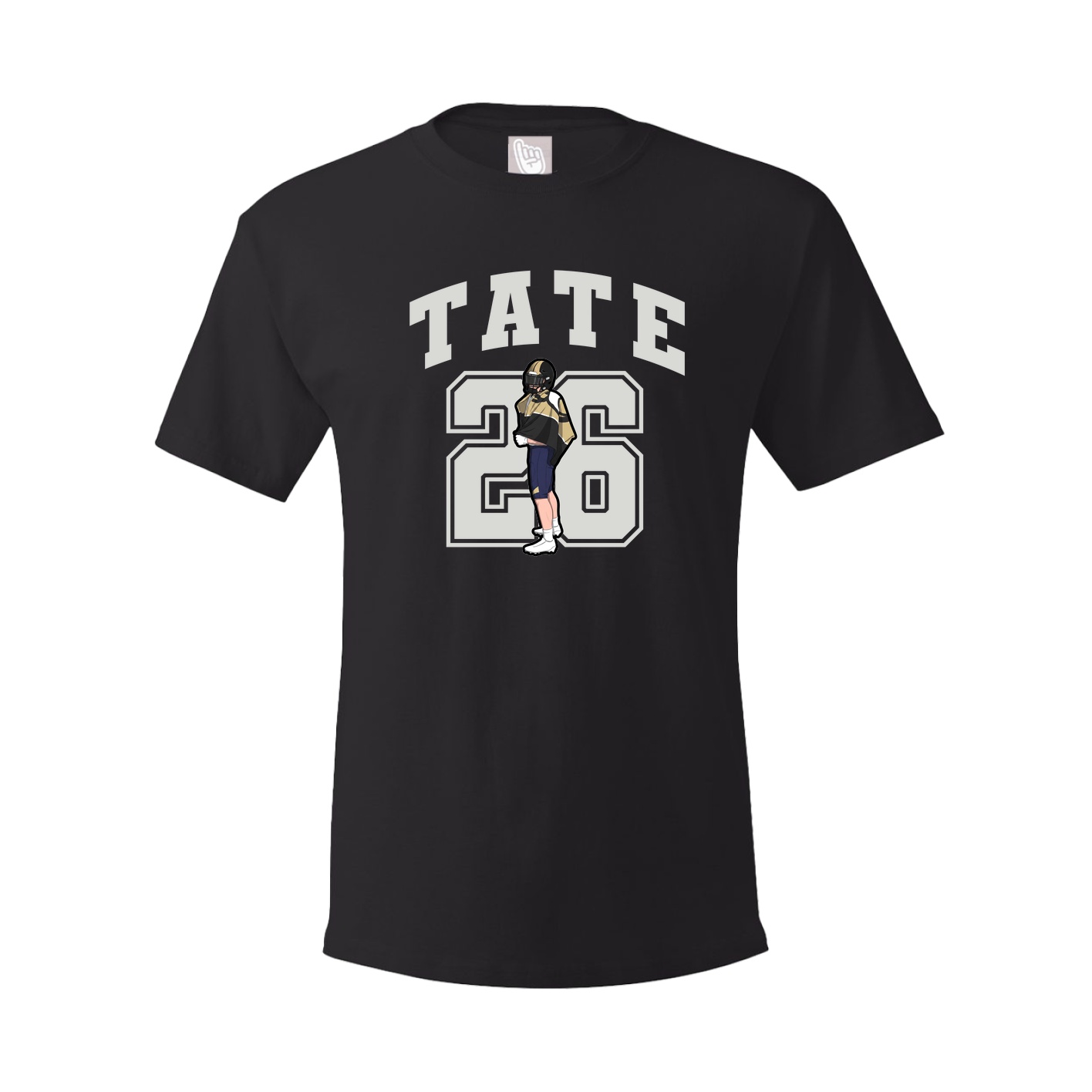 Youth Tee — Number in Black