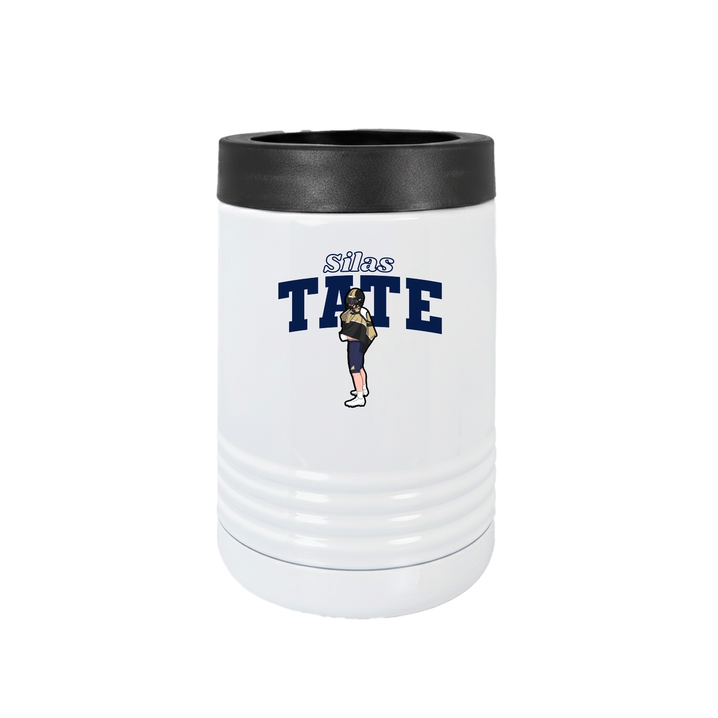 Beverage Holder — Name Arch in White
