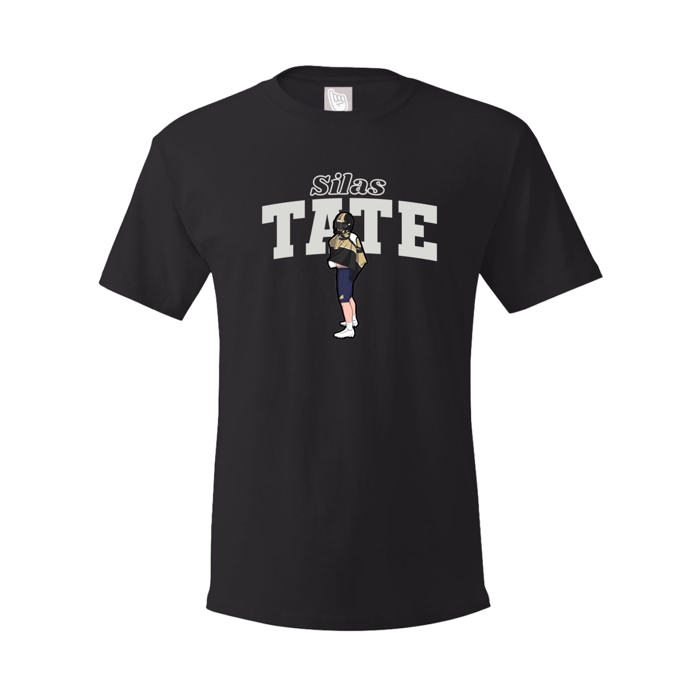 Youth Tee — Name Arch in Black