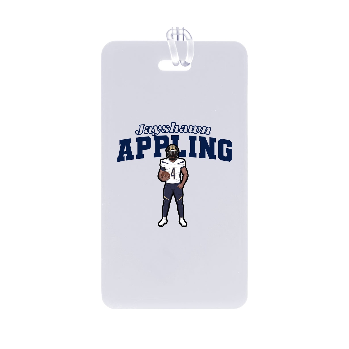 Bag Tag — Name Arch in Classic