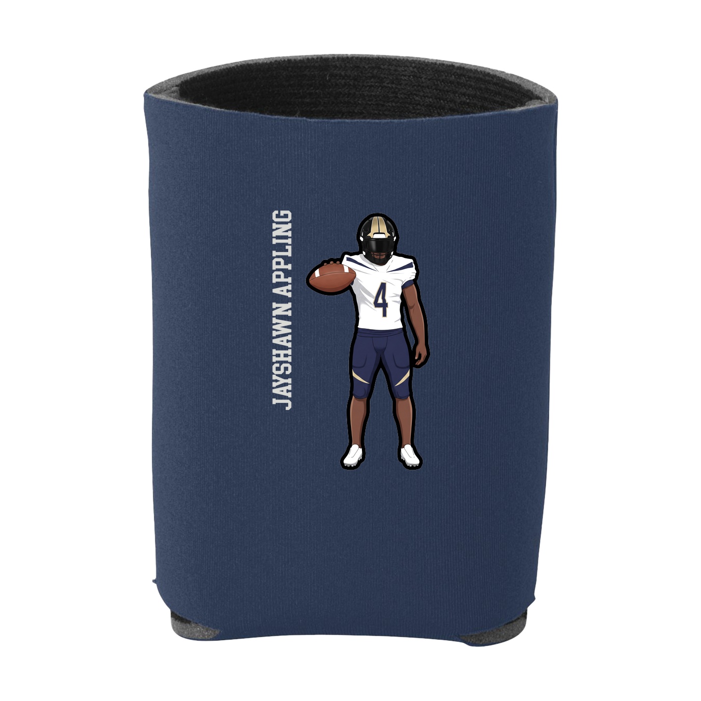 Can Holder — Name Vertical in Navy