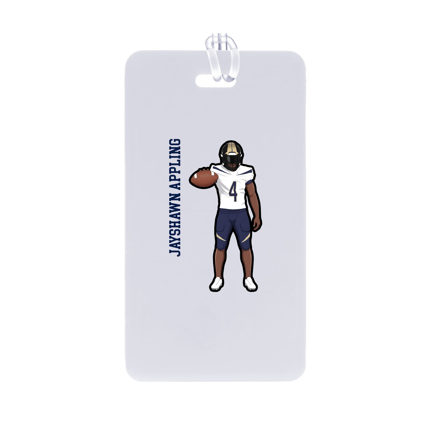 Bag Tag — Name Vertical in Classic