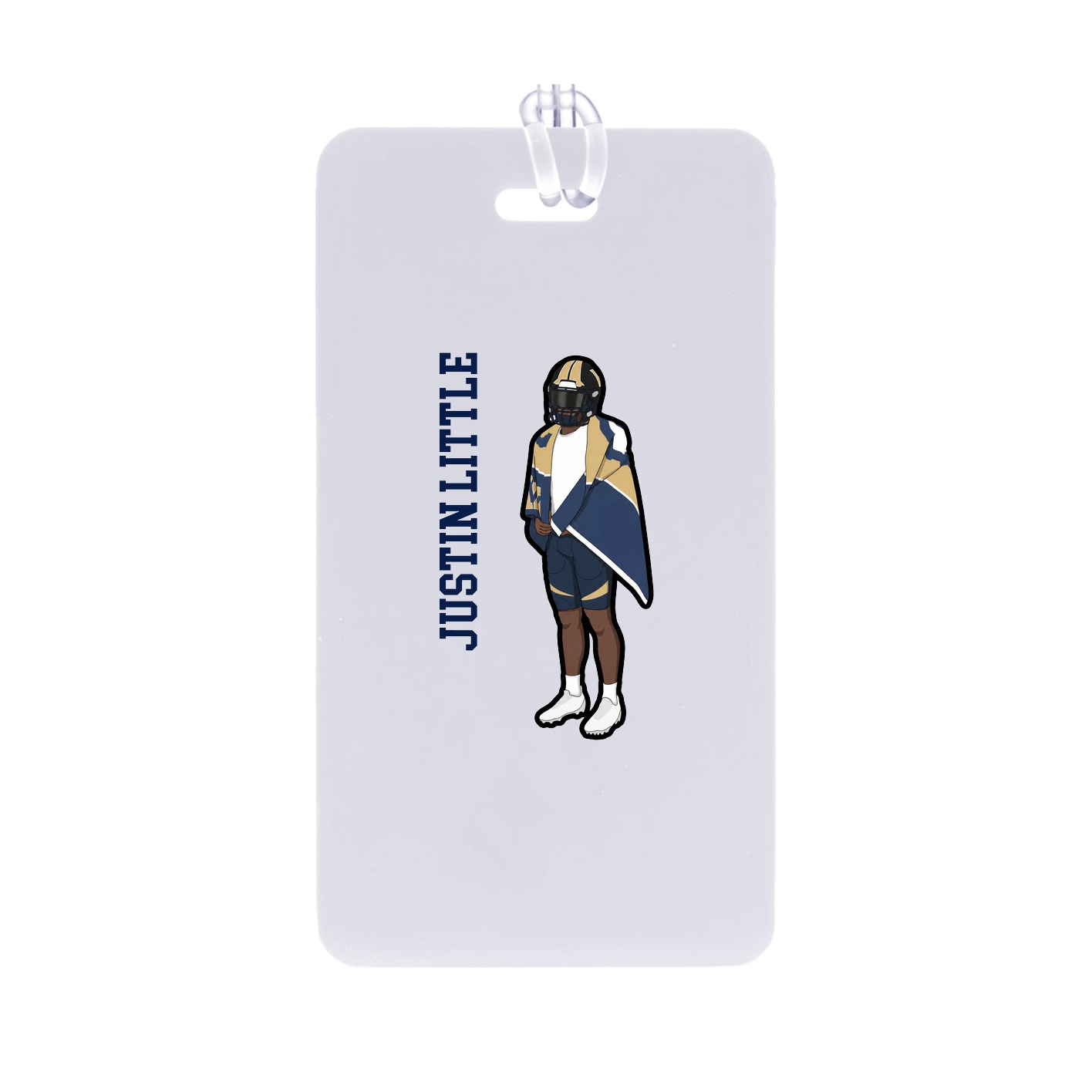 Bag Tag — Name Vertical in Classic