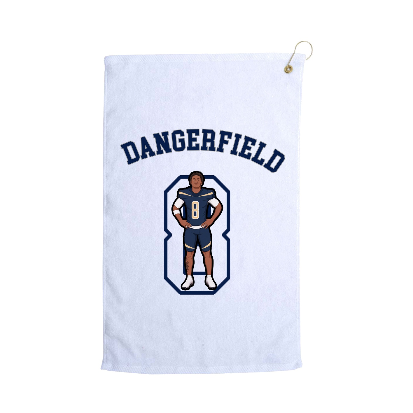 Golf Towel — Shirsey Arch in White