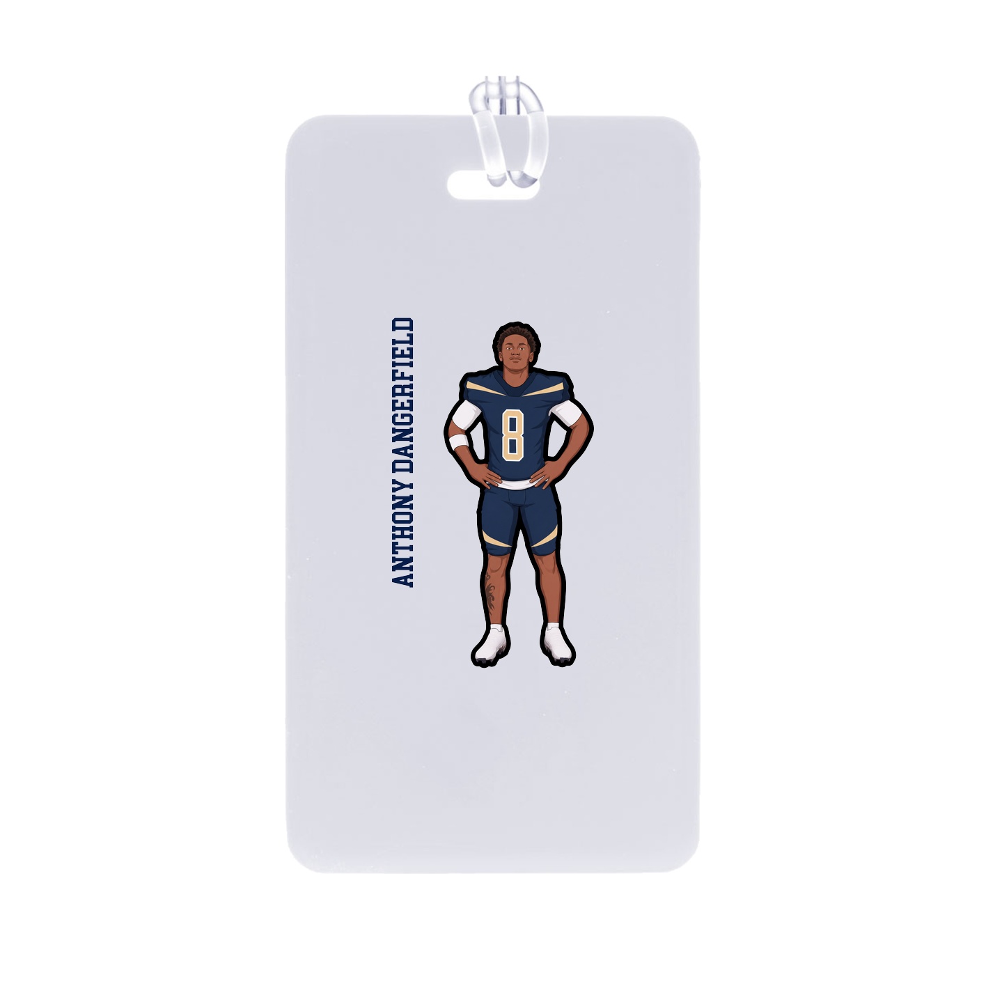Bag Tag — Name Vertical in Classic
