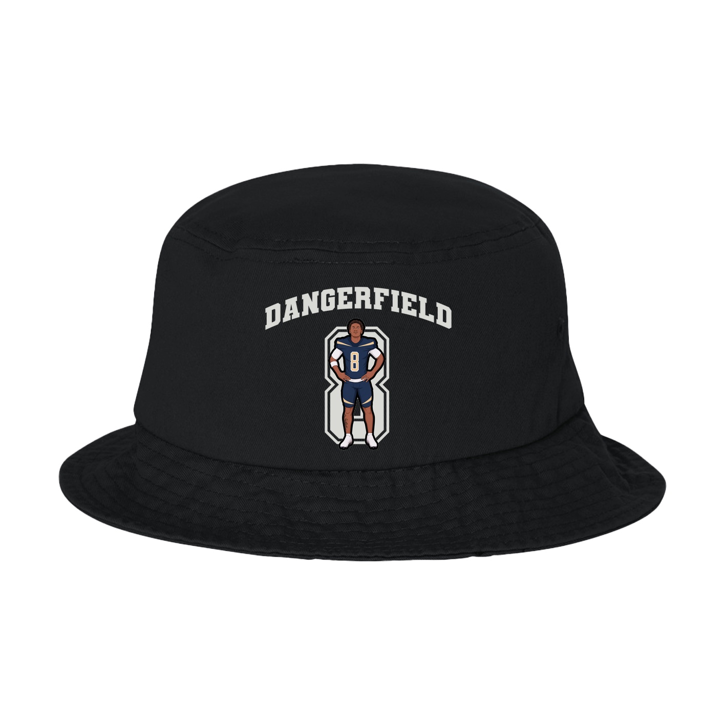 Bucket Cap — Number in Black