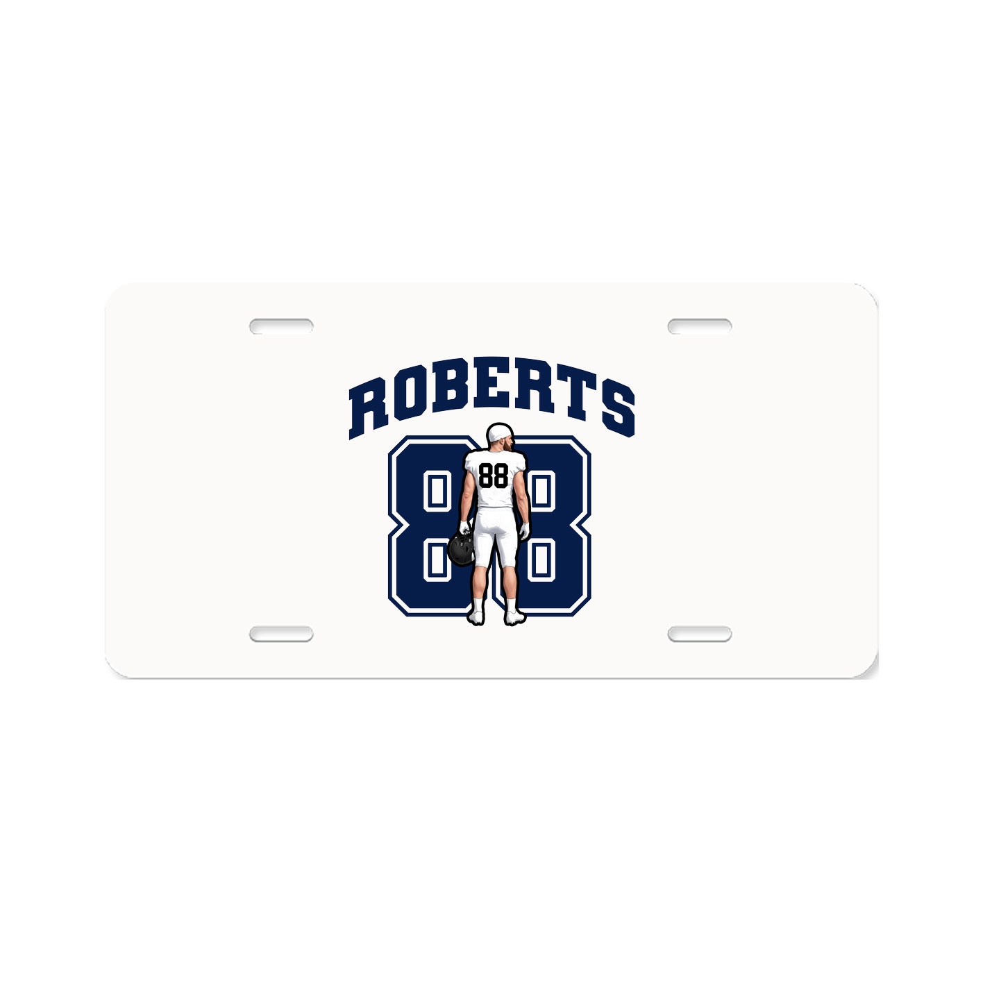 License Plate — Number in Classic