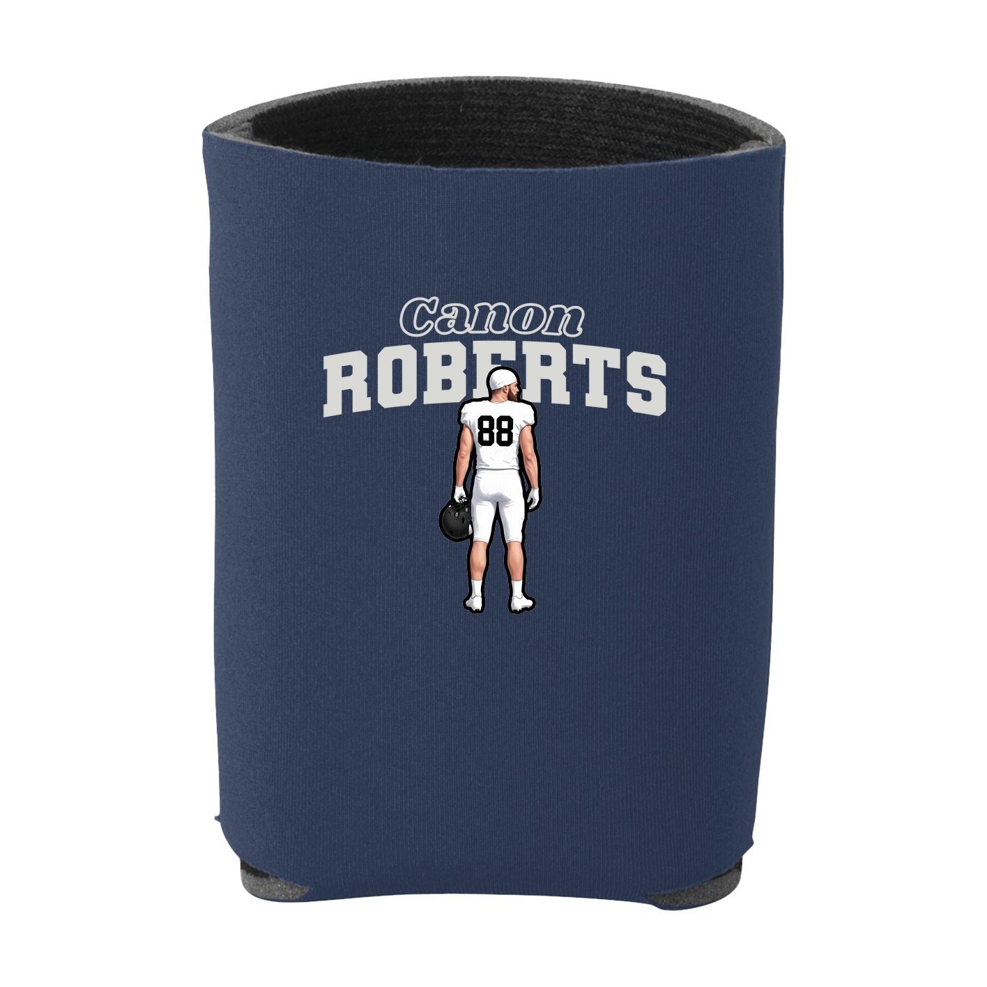 Can Holder — Name Arch in Navy