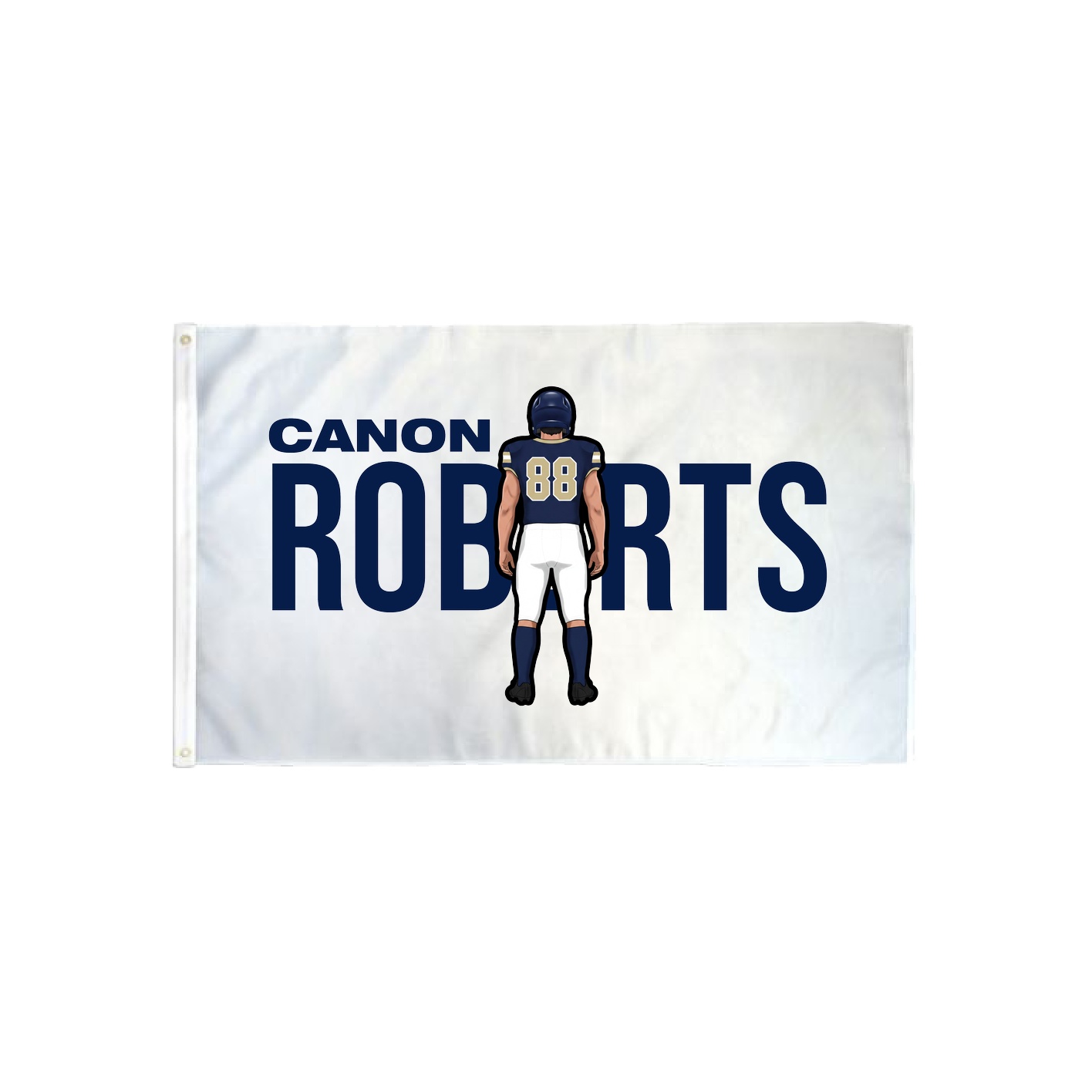 3x5 Flag — Player Name in Classic