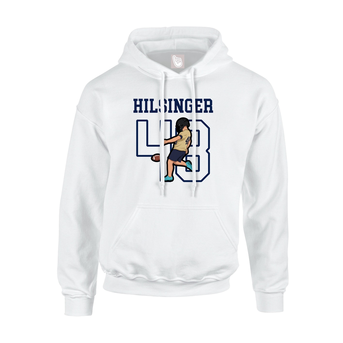 Hoodie — Shirsey in White