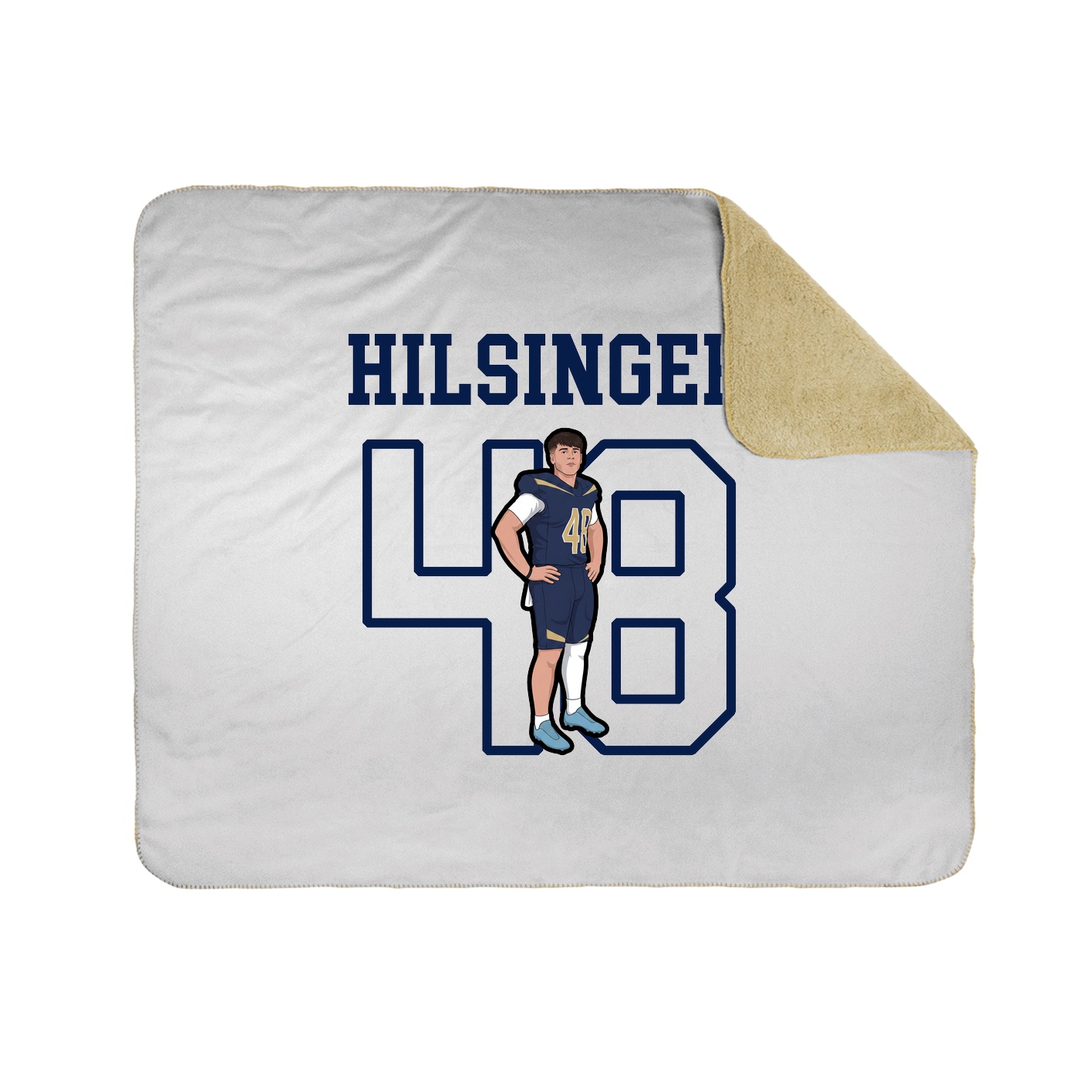 Throw Blanket — Shirsey in White