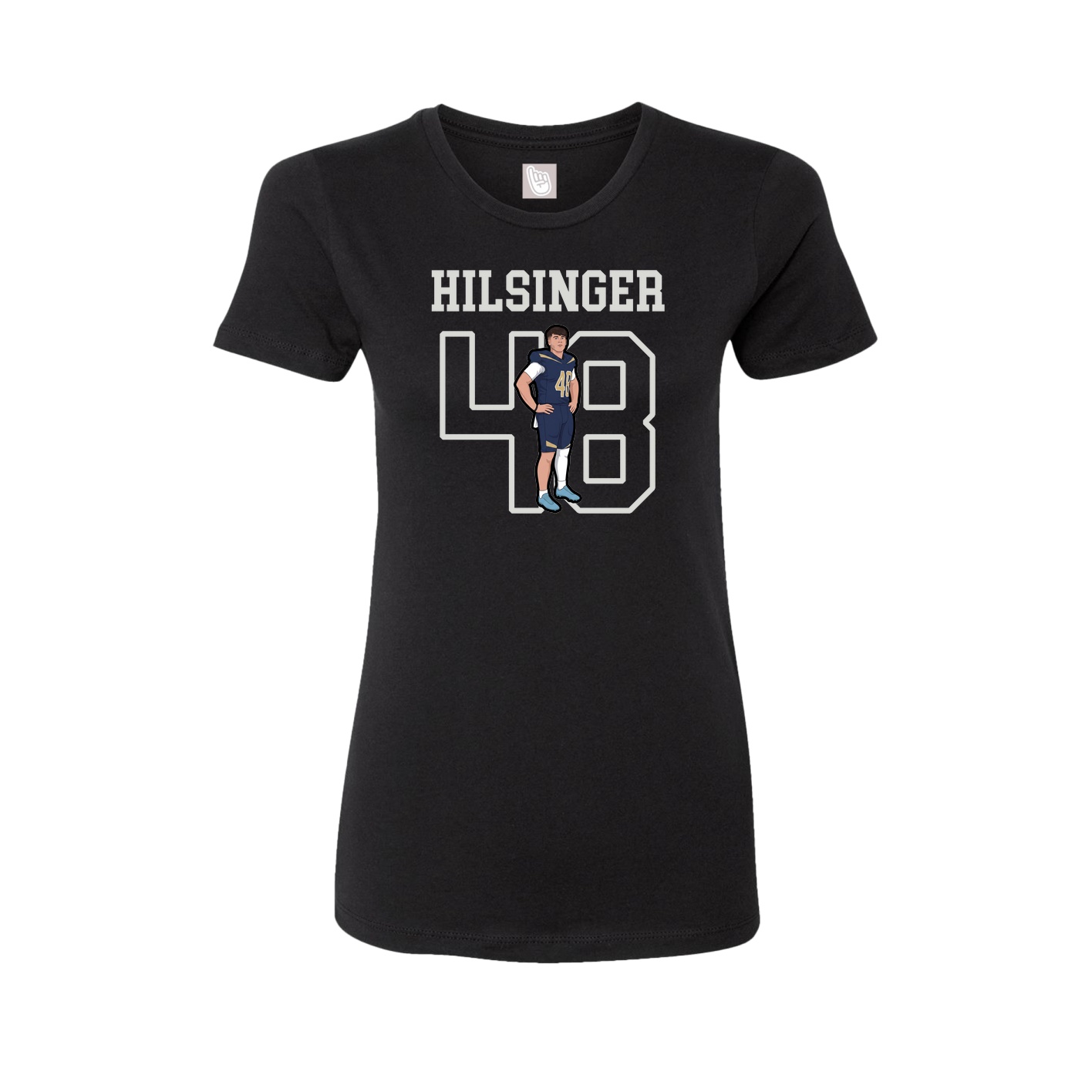 Fitted Women's Tee — Shirsey in Black