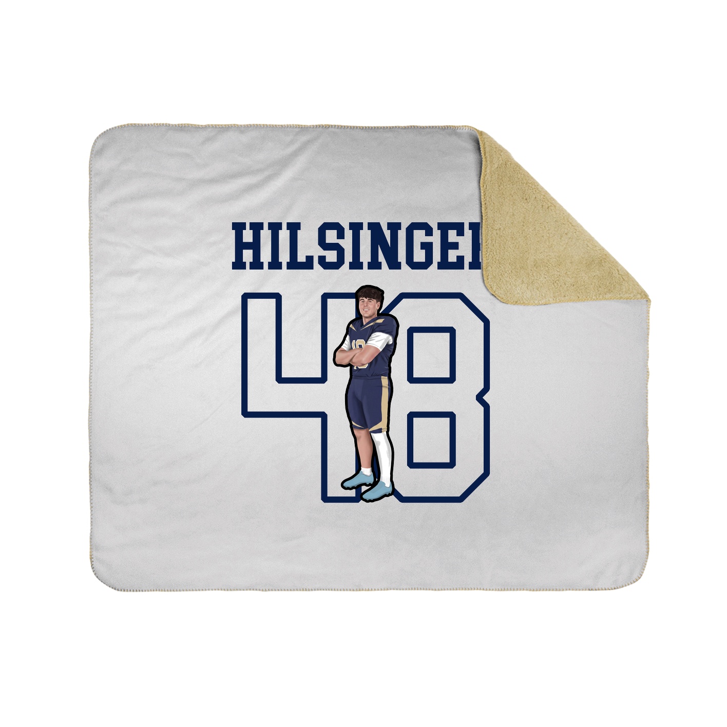 Throw Blanket — Shirsey in White
