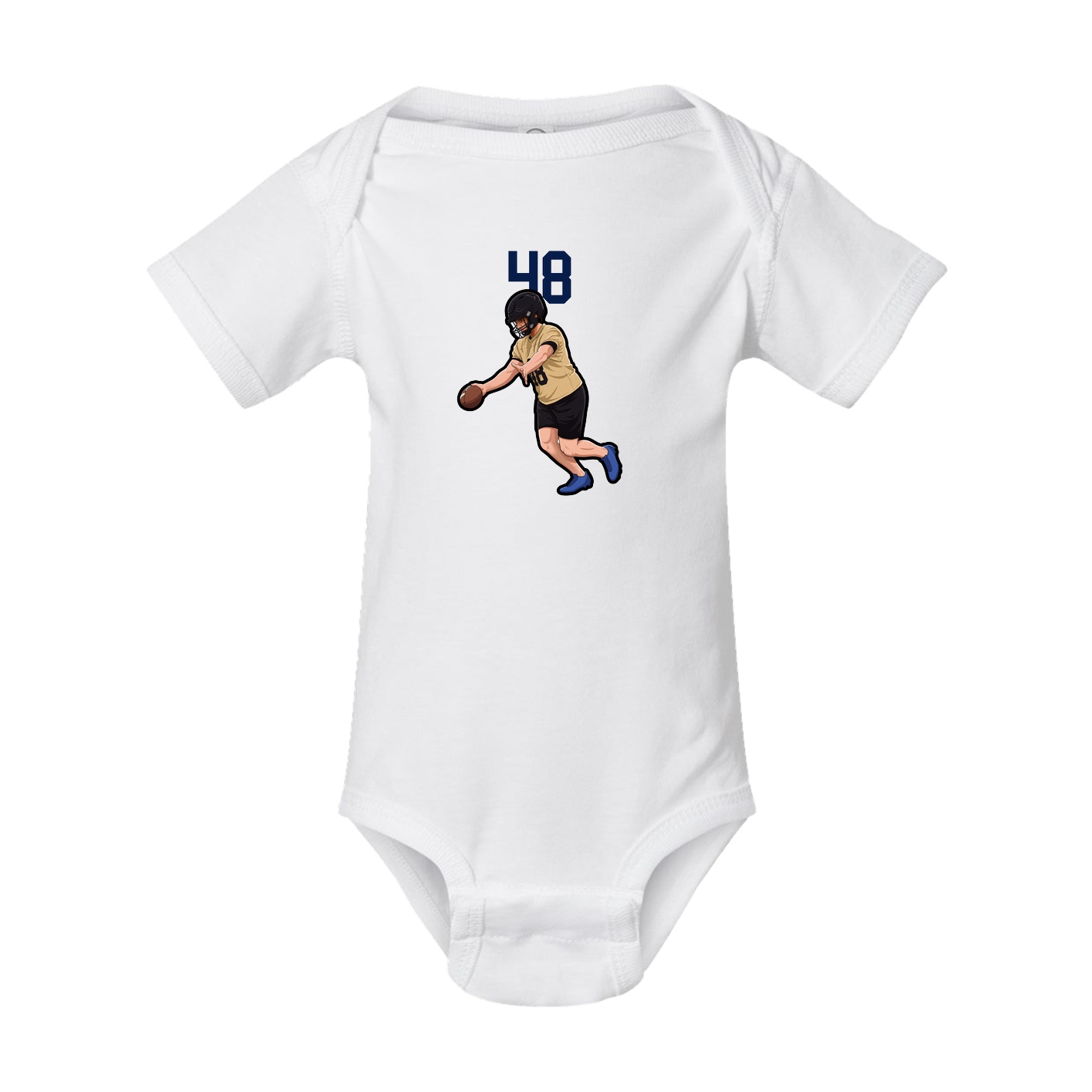 Baby Onesie — Number Top in White