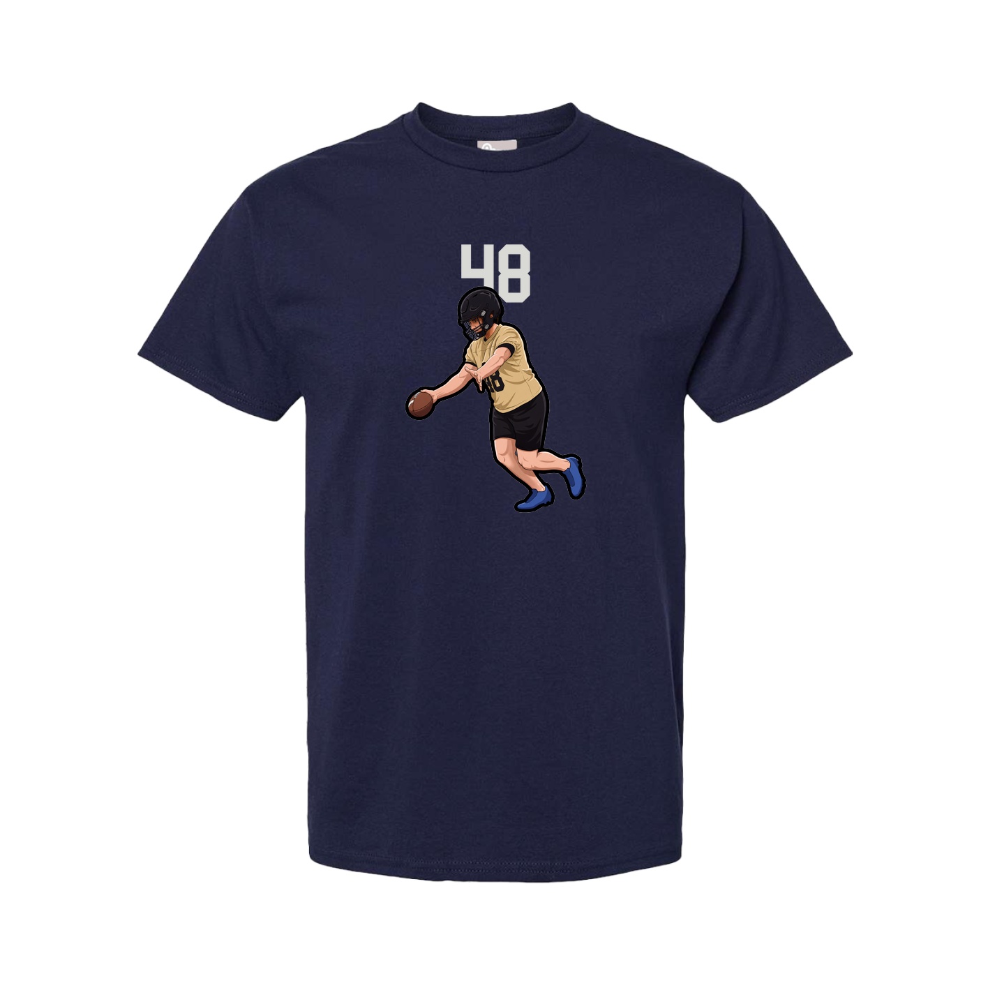 Youth Tee — Number Top in Navy