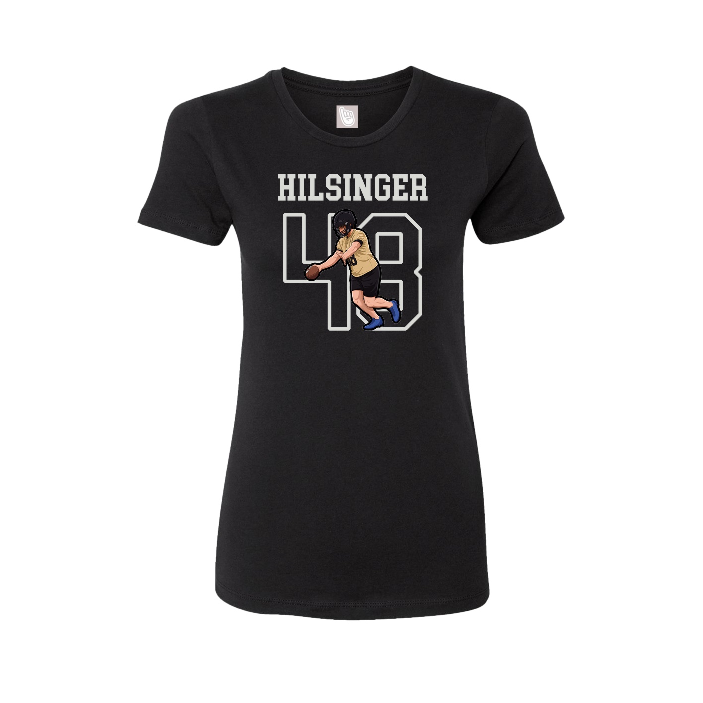 Fitted Women's Tee — Shirsey in Black