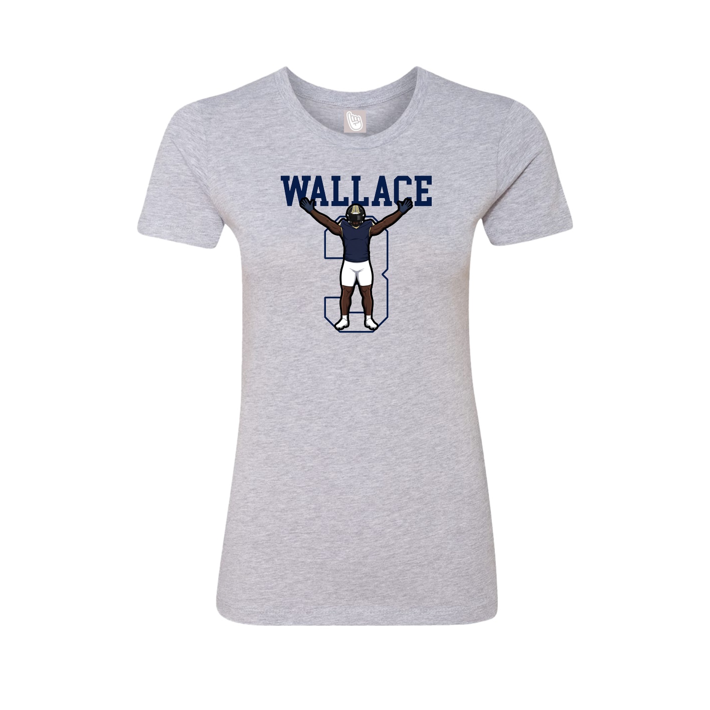 Fitted Women's Tee — Shirsey in Grey
