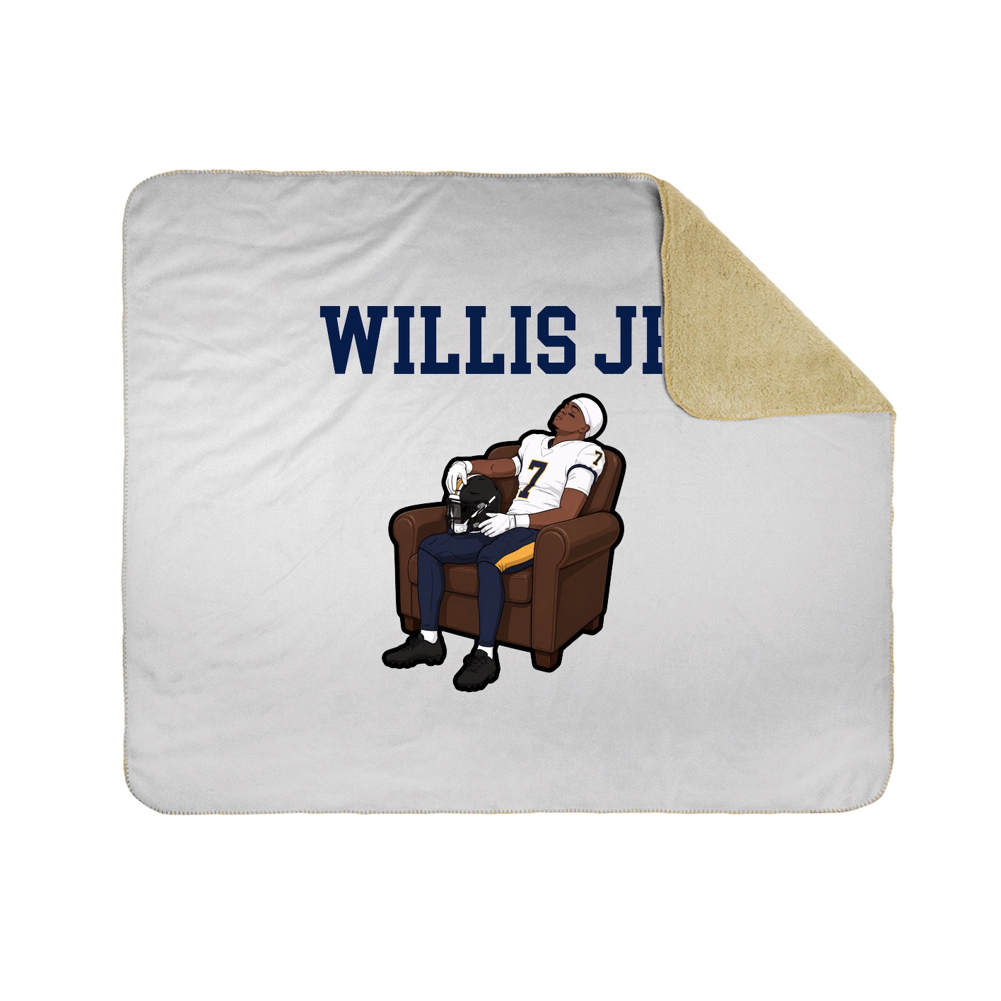 Throw Blanket — Shirsey in White