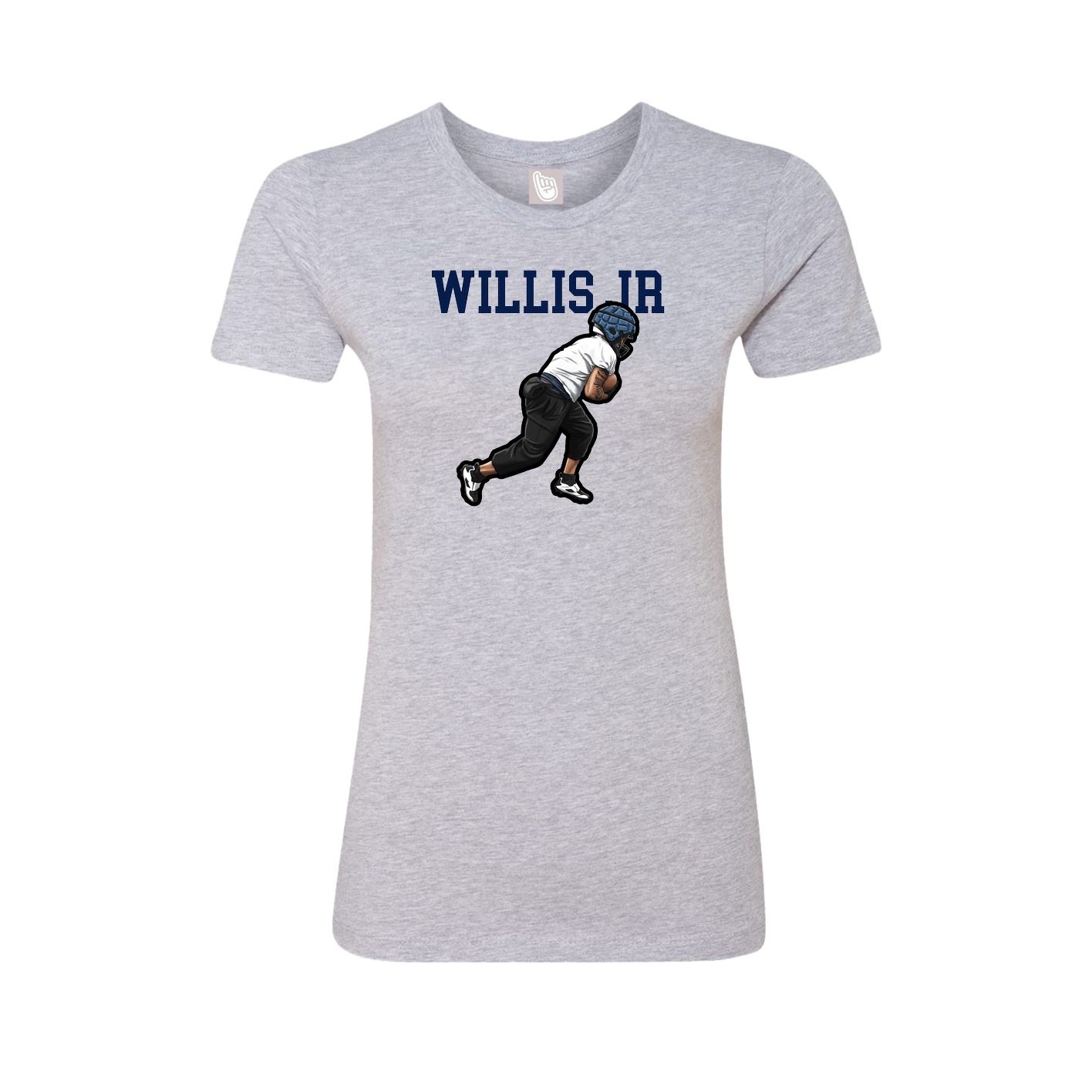 Fitted Women's Tee — Shirsey in Grey