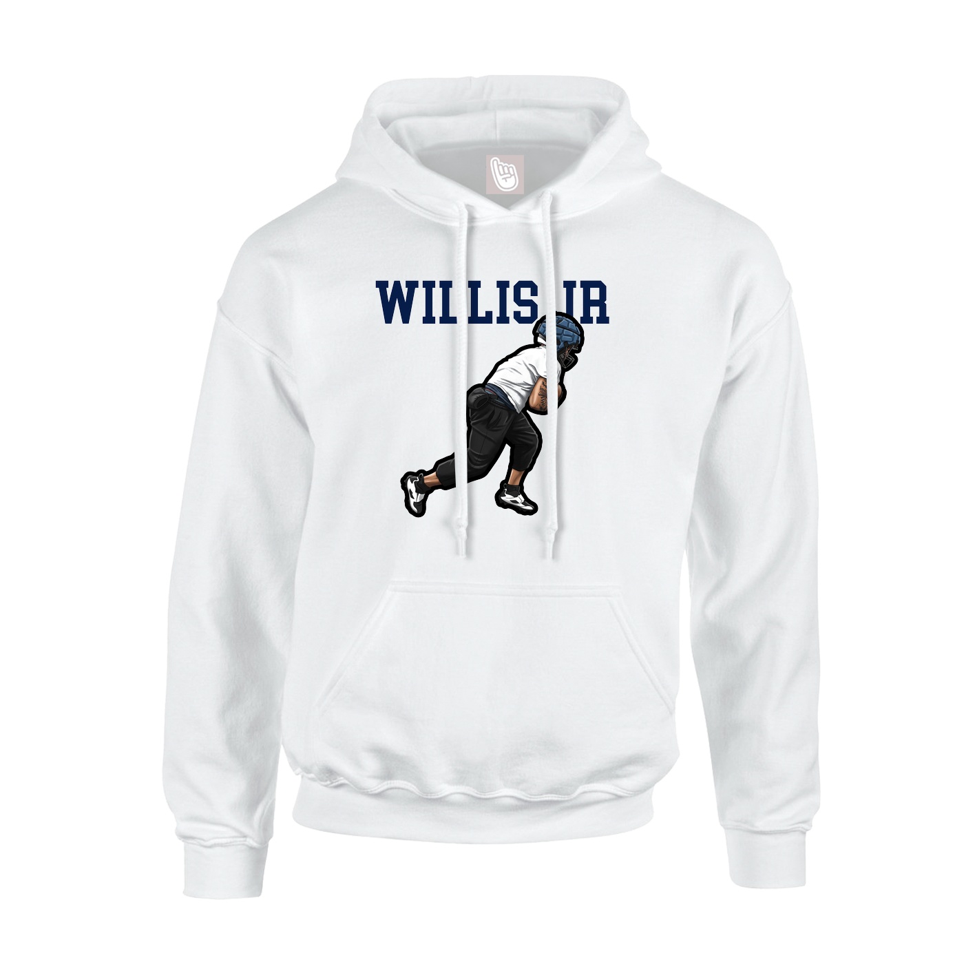 Hoodie — Shirsey in White