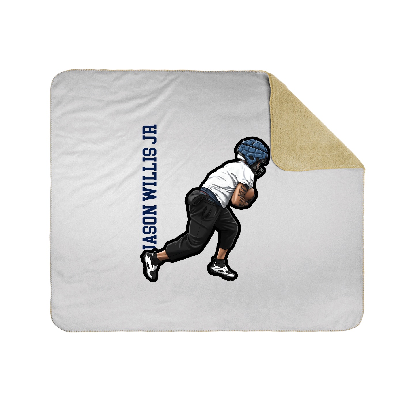 50x60 Sherpa Lined Throw Blanket