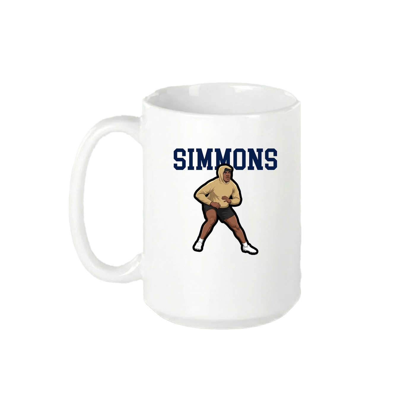 15oz Coffee Mug — Shirsey in White