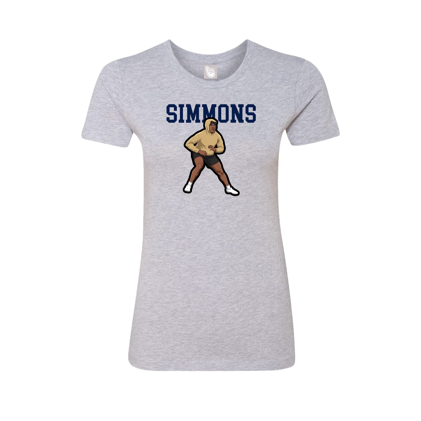 Fitted Women's Tee — Shirsey in Grey
