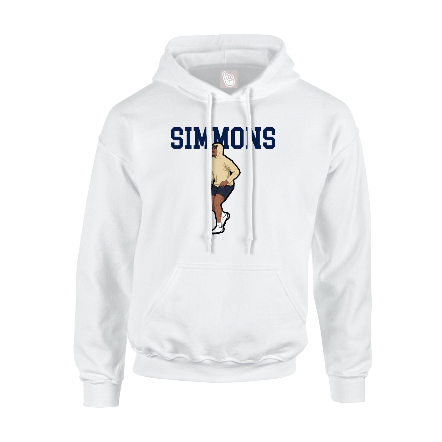 Hoodie — Shirsey in White
