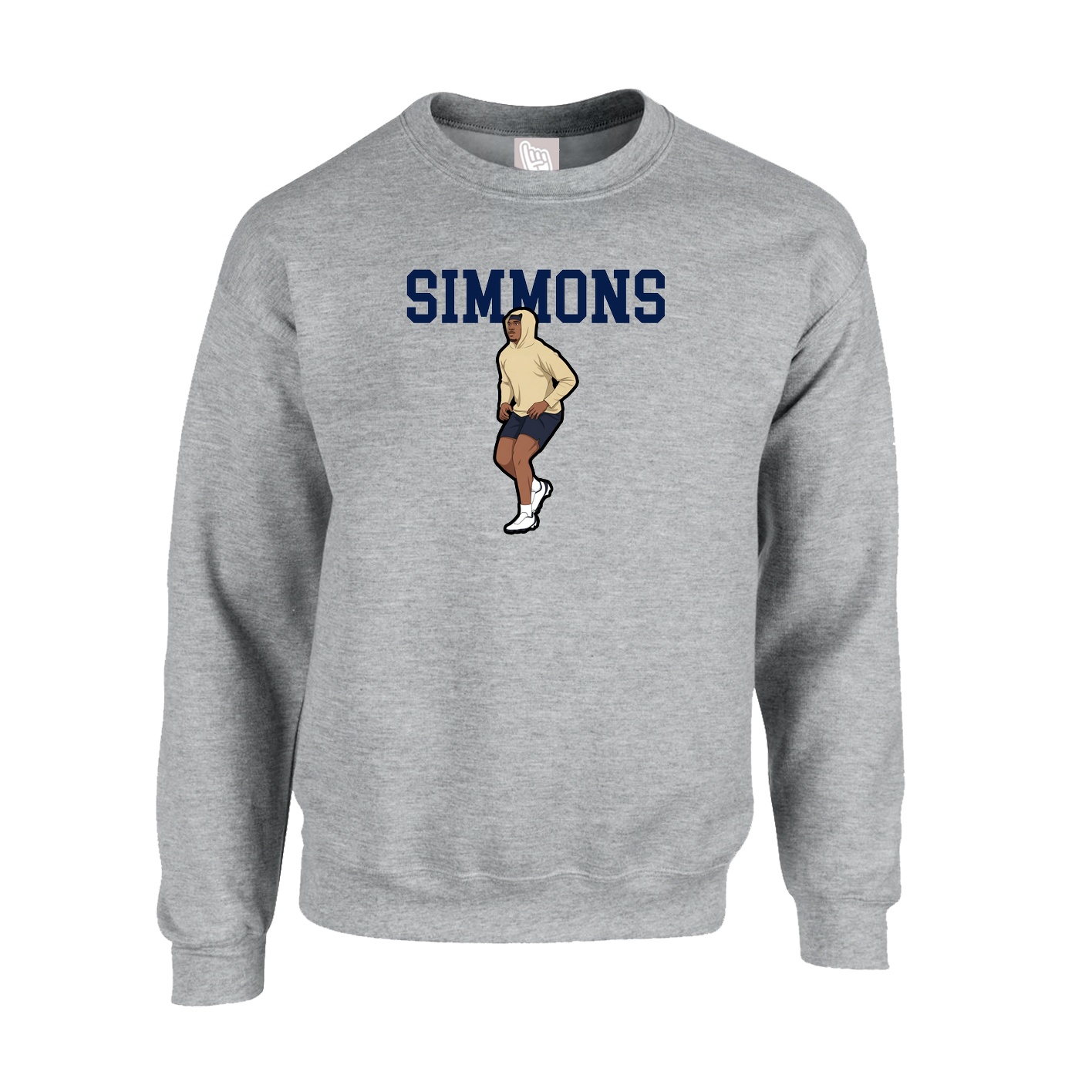 Fleece Crew — Shirsey in Grey
