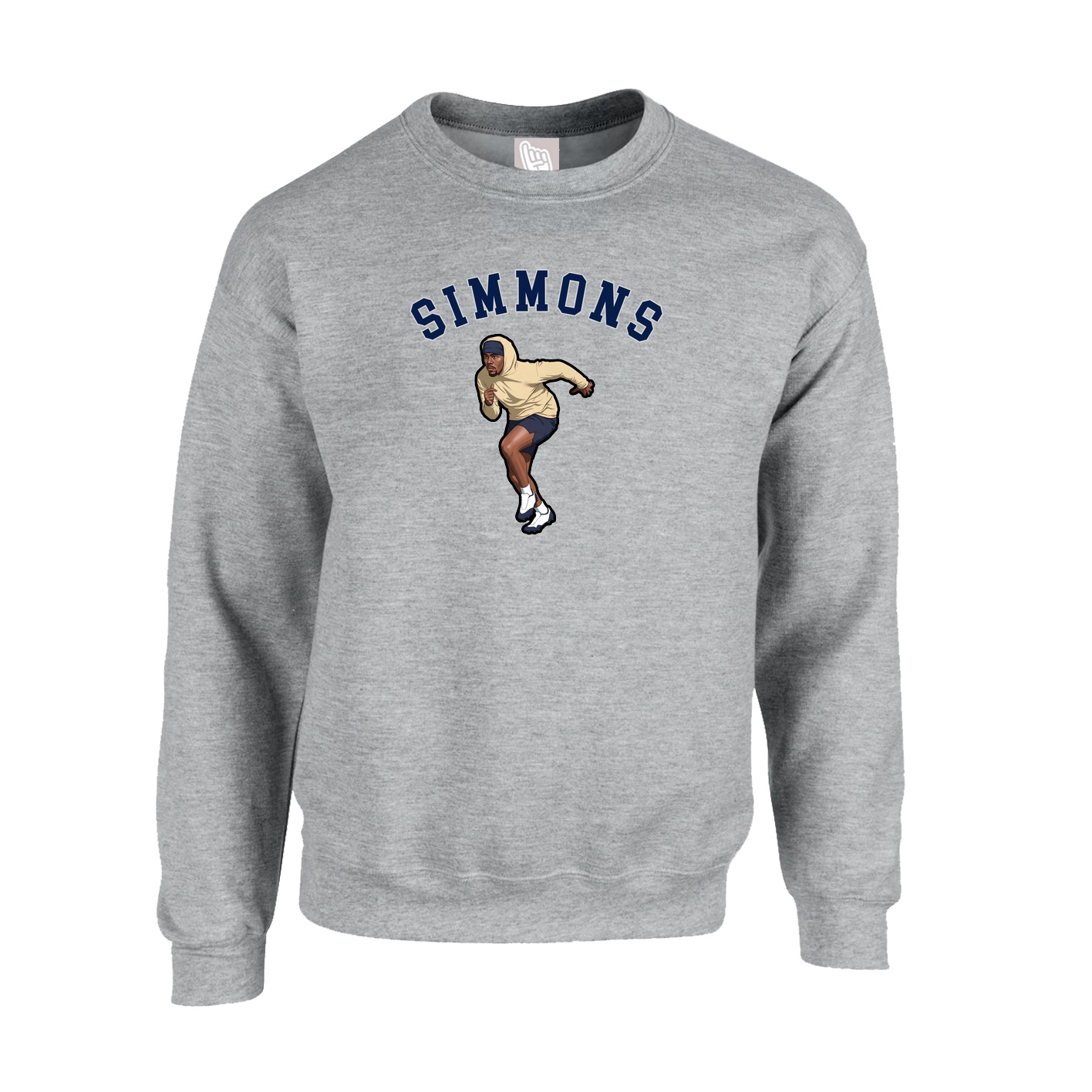 Fleece Crew — Shirsey Arch in Grey