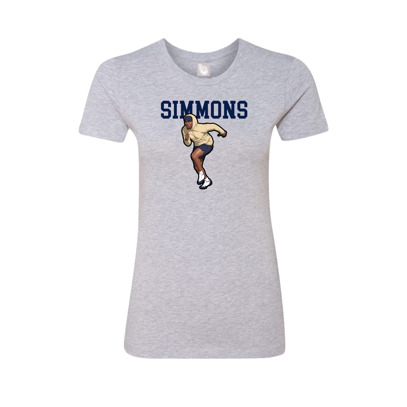 Fitted Women's Tee — Shirsey in Grey