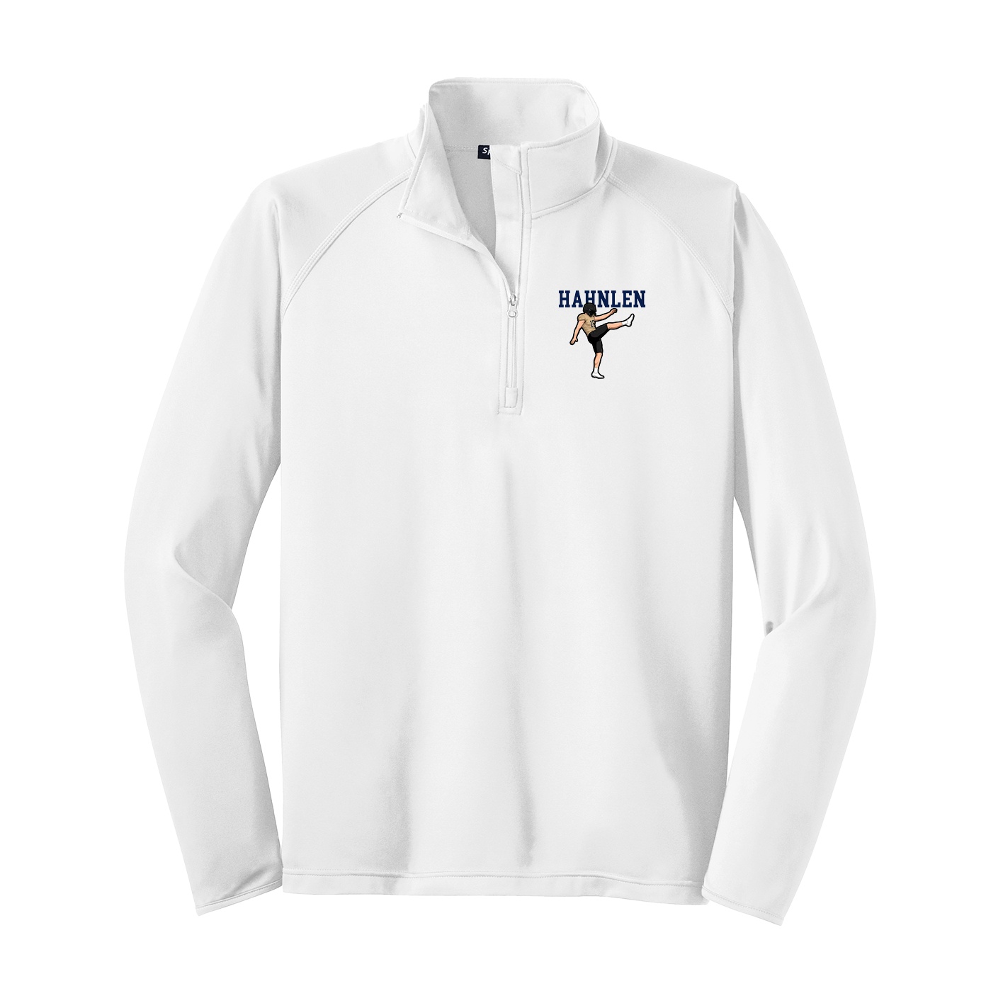 Q-Zip Pullover — Shirsey in White