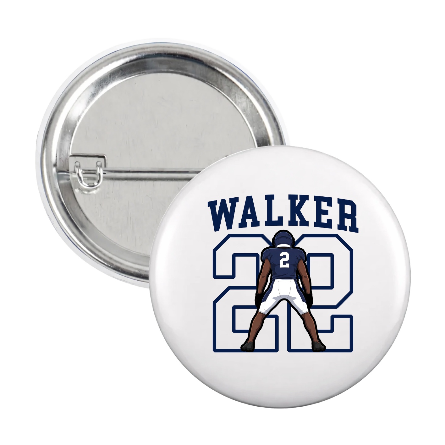 Game Day Button — Shirsey in White
