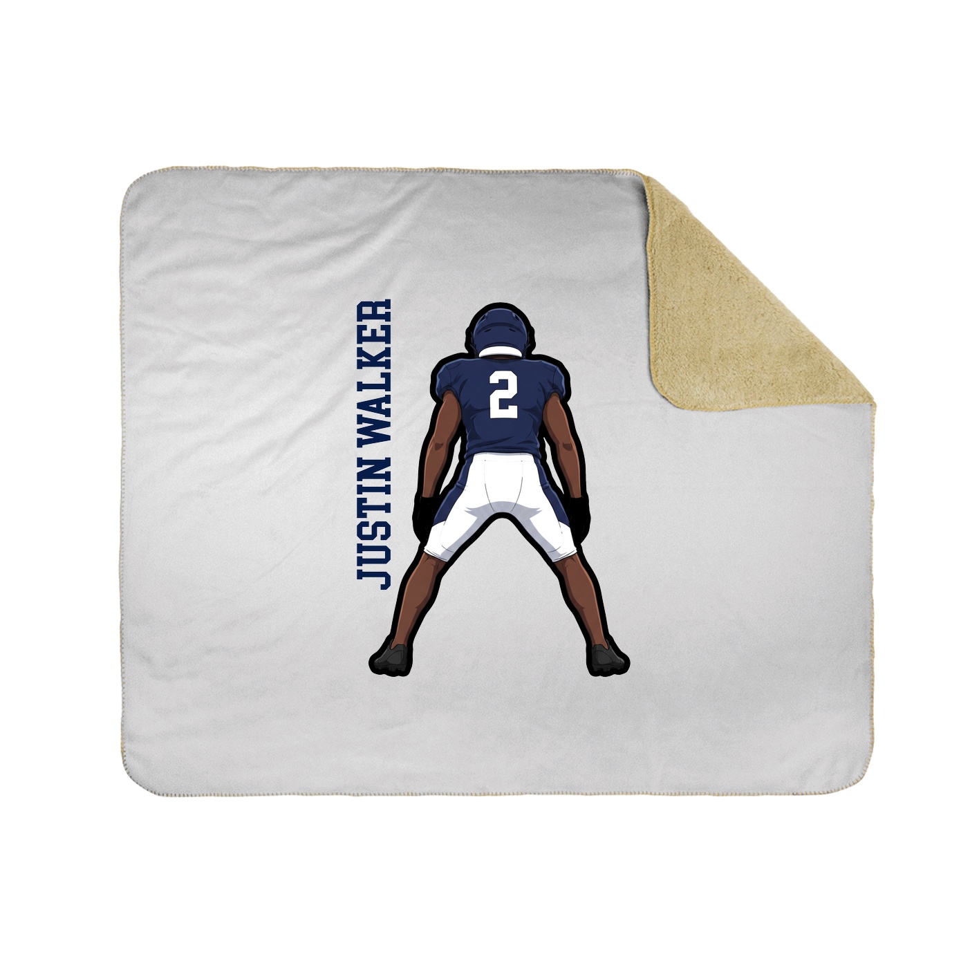 50x60 Sherpa Lined Throw Blanket