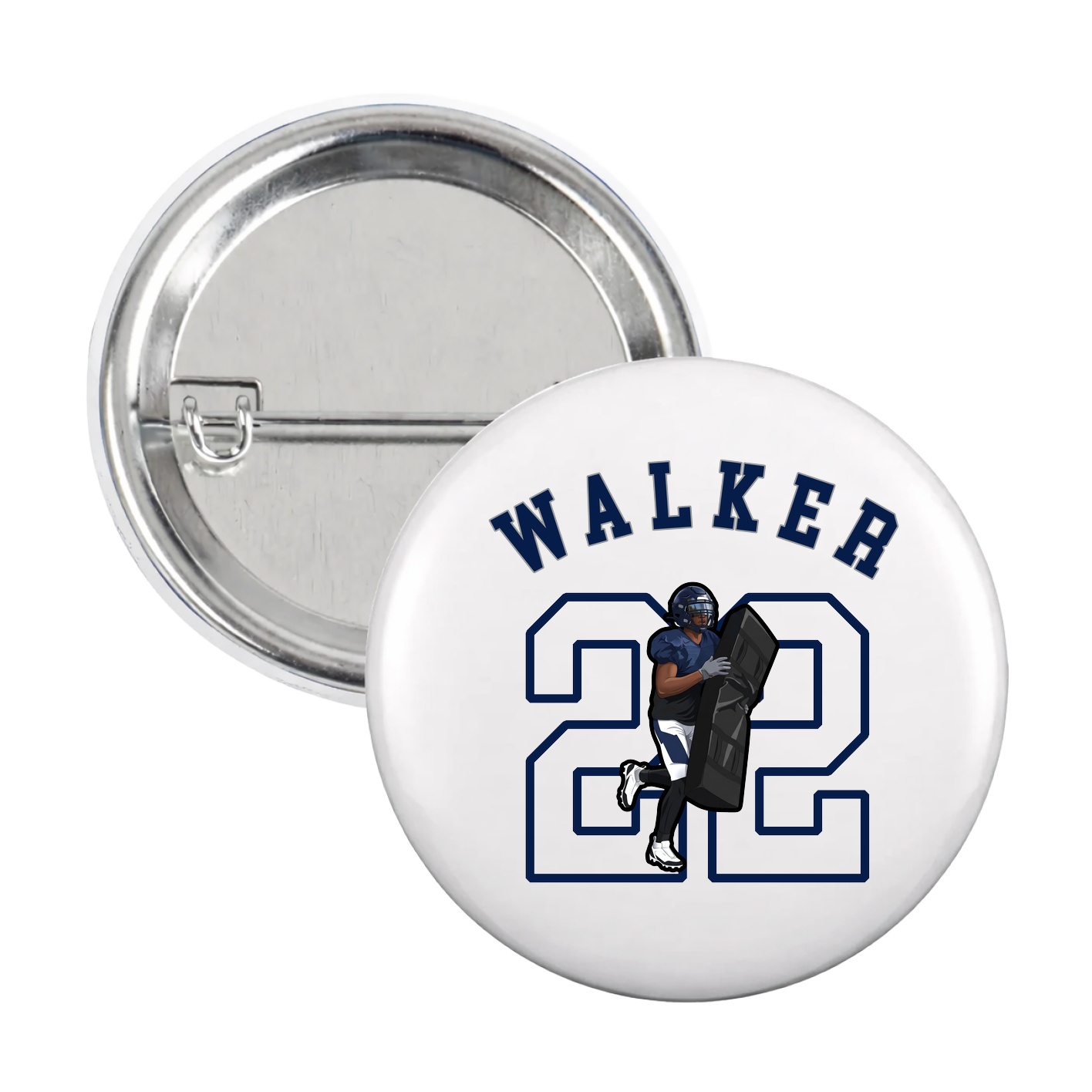 Game Day Button — Shirsey Arch in White