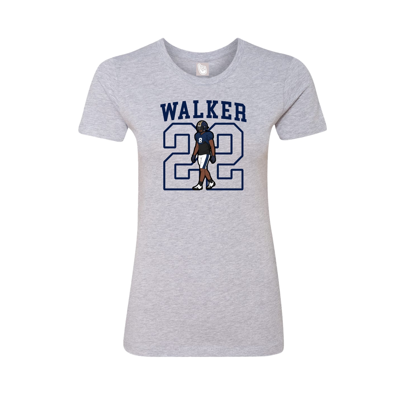 Fitted Women's Tee — Shirsey in Grey