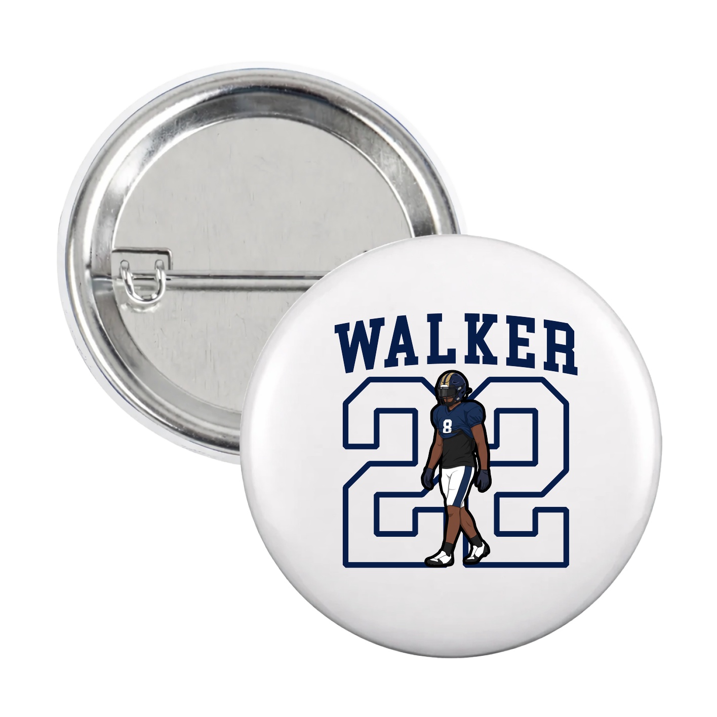 Game Day Button — Shirsey in White