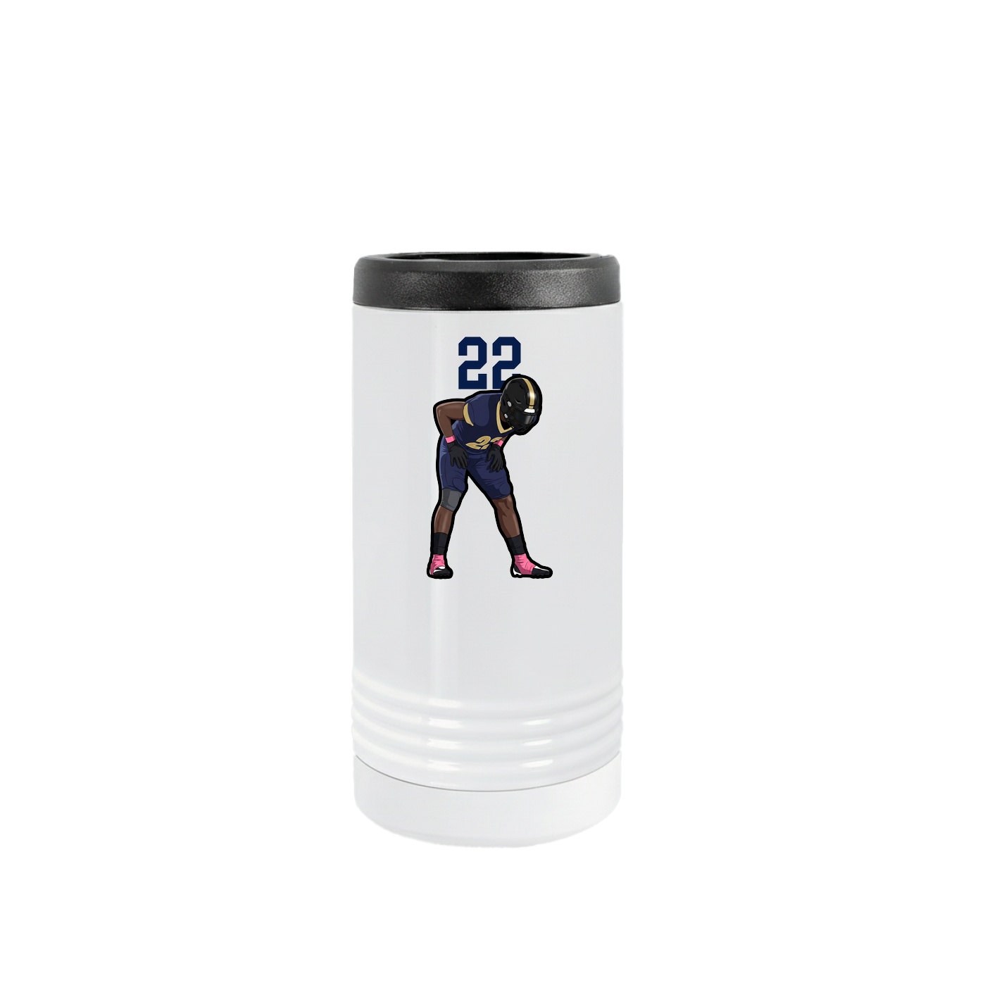 Slim Beverage Holder — Number Top in White